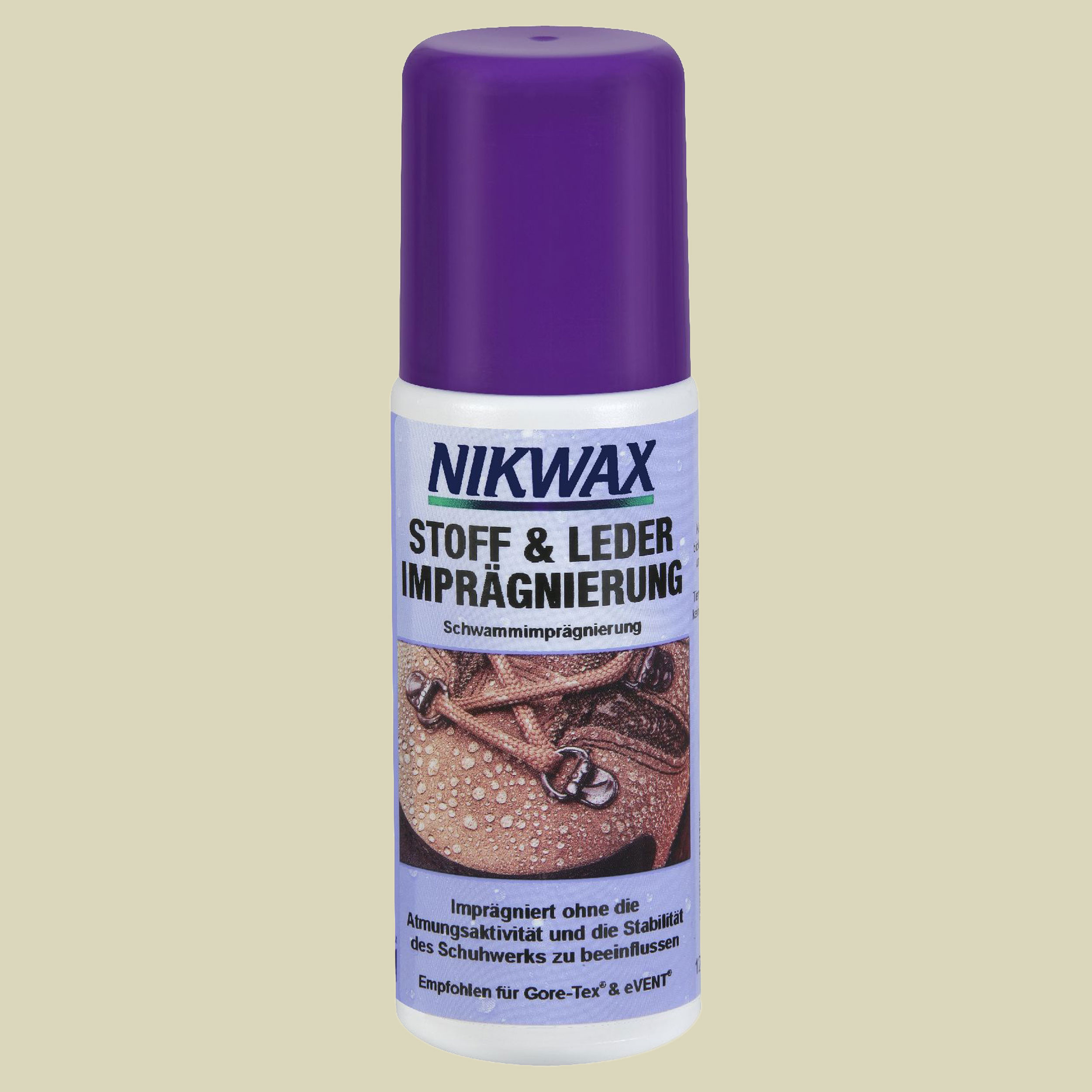 Nikwax - Stoff & Leder Imprägnierung Spray-On 125ml Inhalt 125  ml-Imprägnierspray für Schuhe- naturzeit