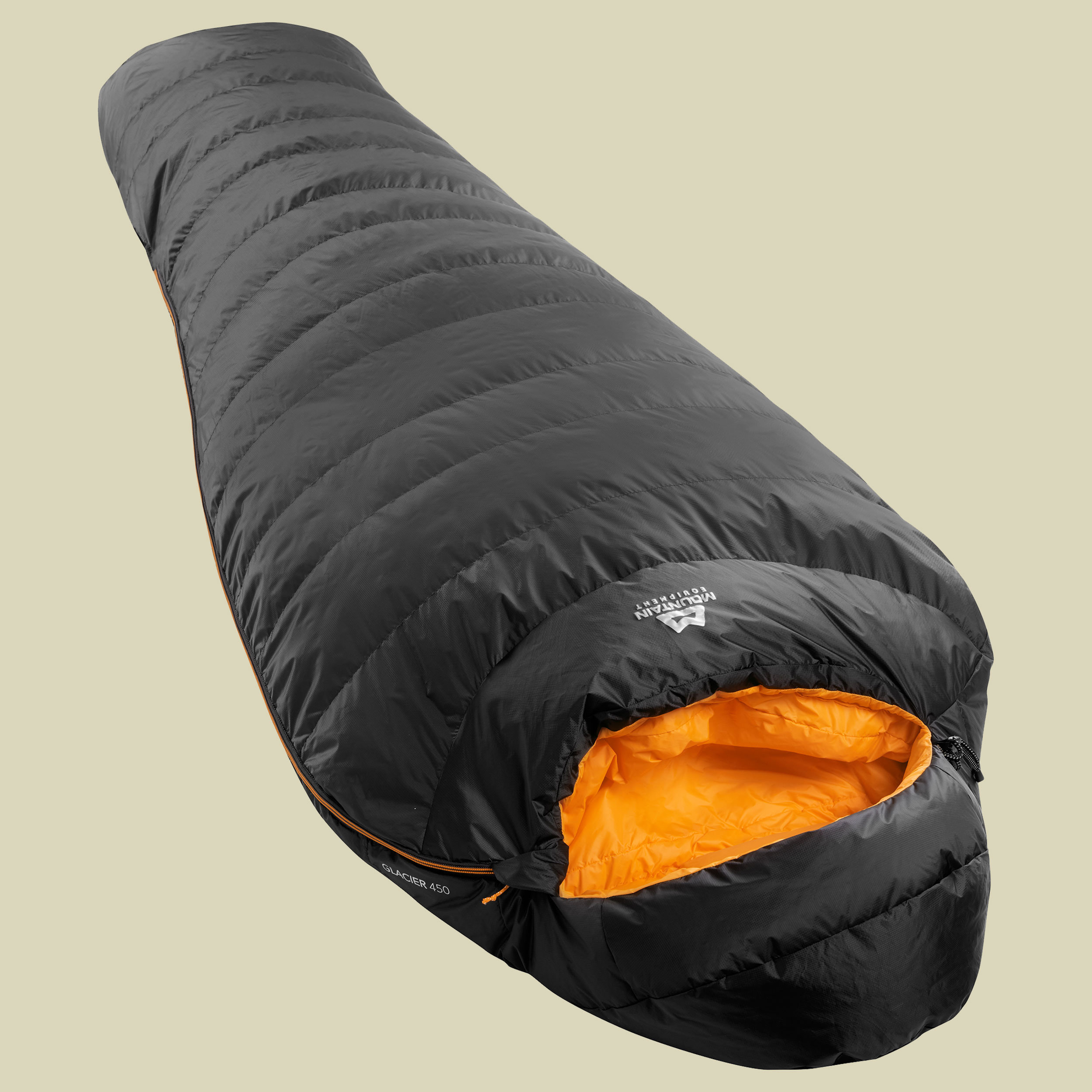 Glacier 450 bis Körpergröße 185 cm (REG) Farbe obsidian, Reißverschluss links