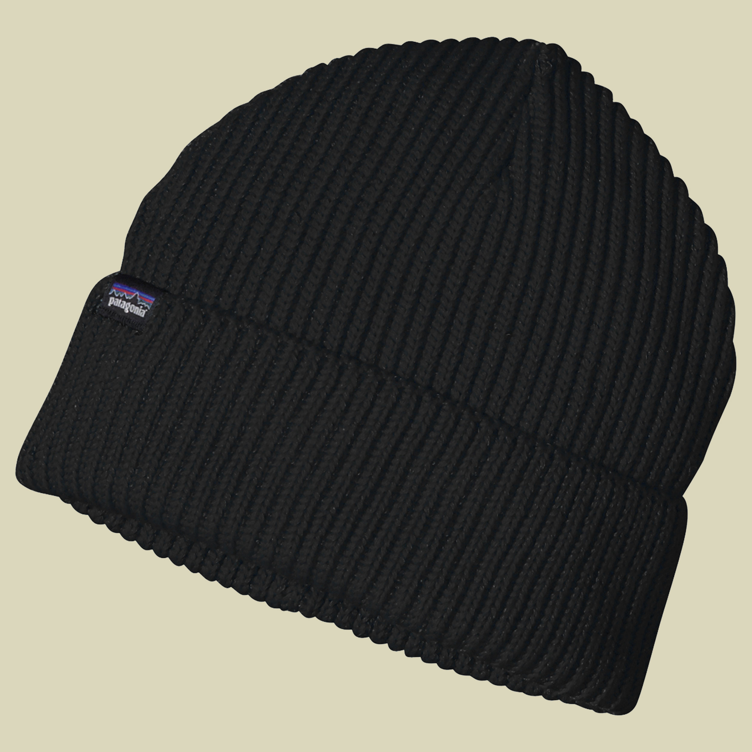 Fisherman´s Rolled Beanie Größe one size Farbe black