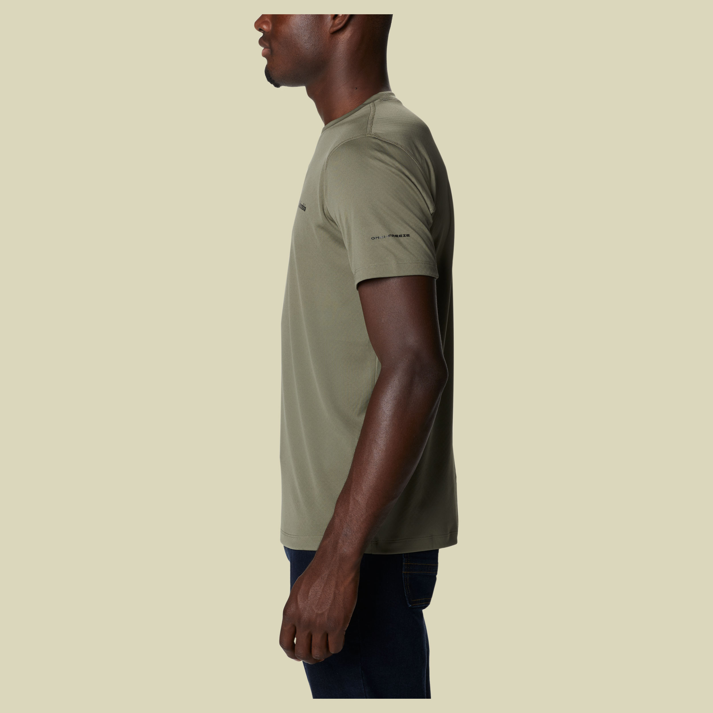 Zero Rules Short Sleeve Shirt Men Größe L Farbe stone green