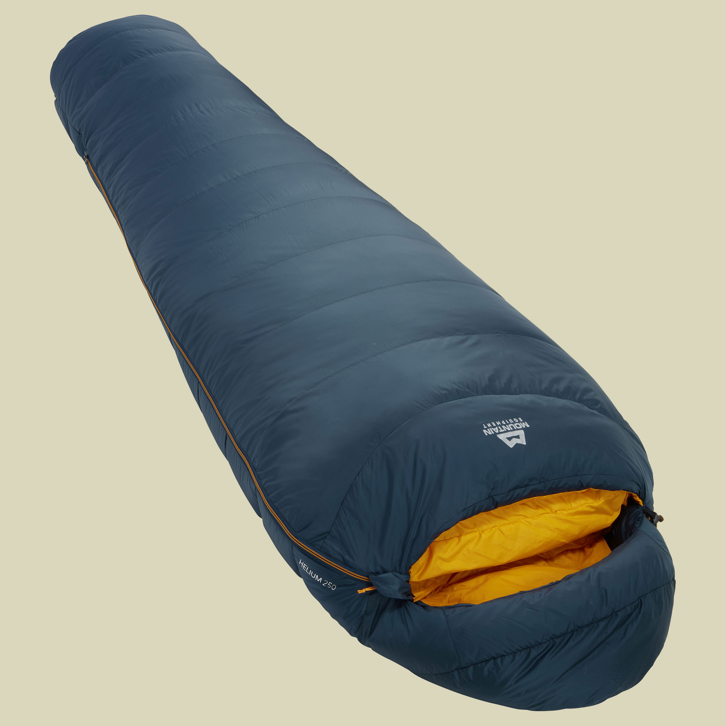 Helium 250 Schlafsack Körpergröße 185 cm majolica blue,Schlafsack Reissverschluss rechts