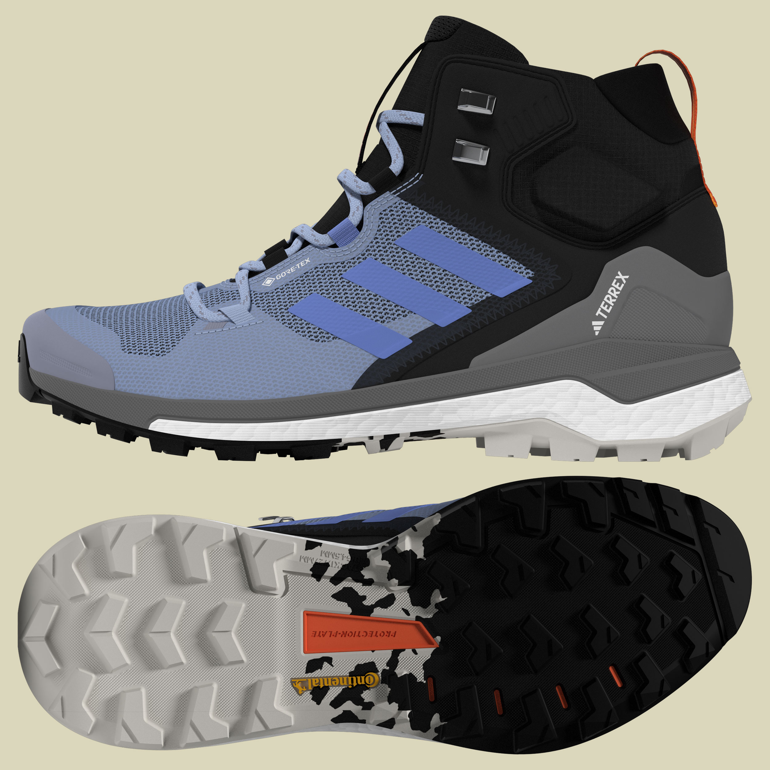 Terrex Skychaser 2.0 Mid GTX Men Größe UK 7,5  Farbe blue dawn/blue fusion/core black