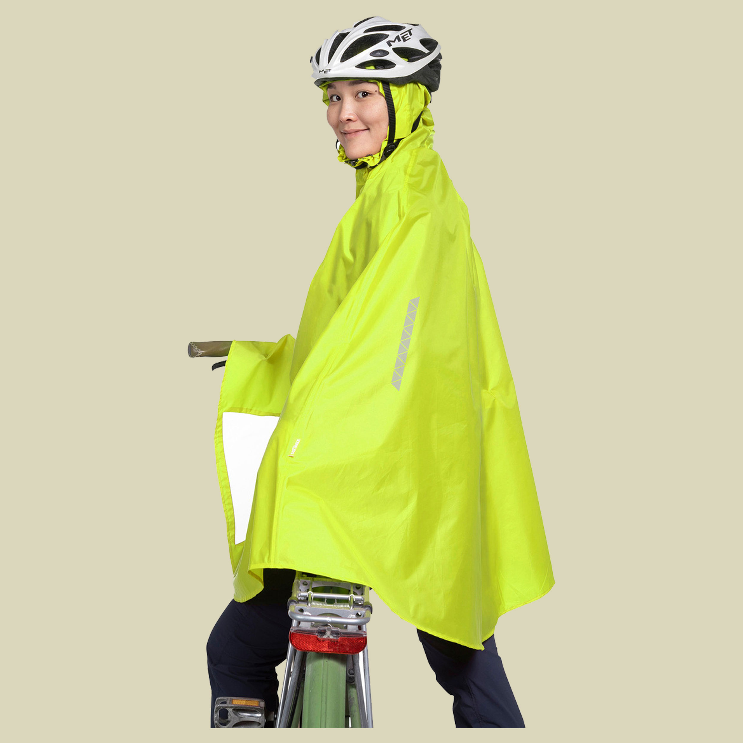 Bike Poncho Größe M  Farbe safety yellow