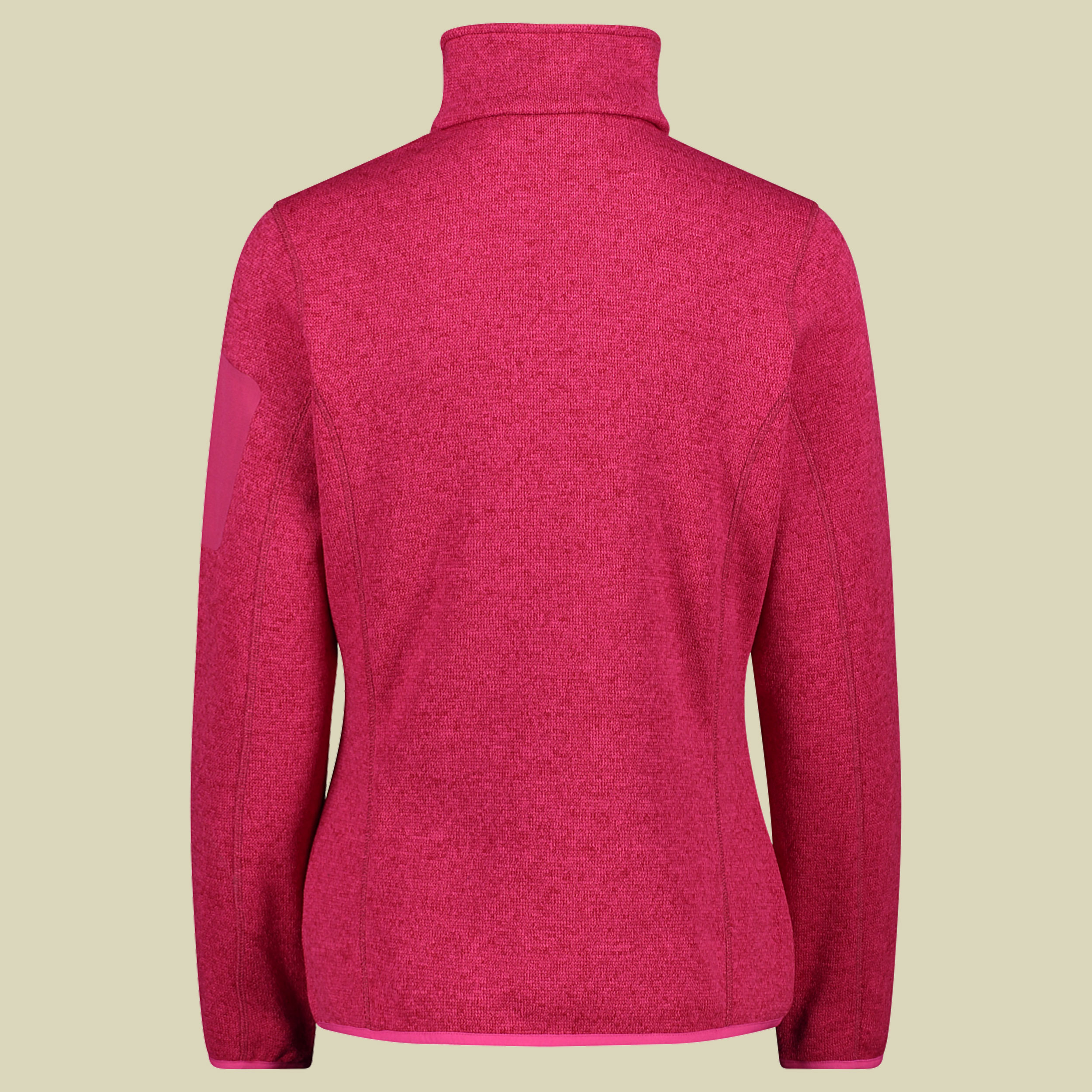 Woman Knitted Fleece Jacket CMP 3H14746 Größe 42 Farbe 03HP fuxia-antracite