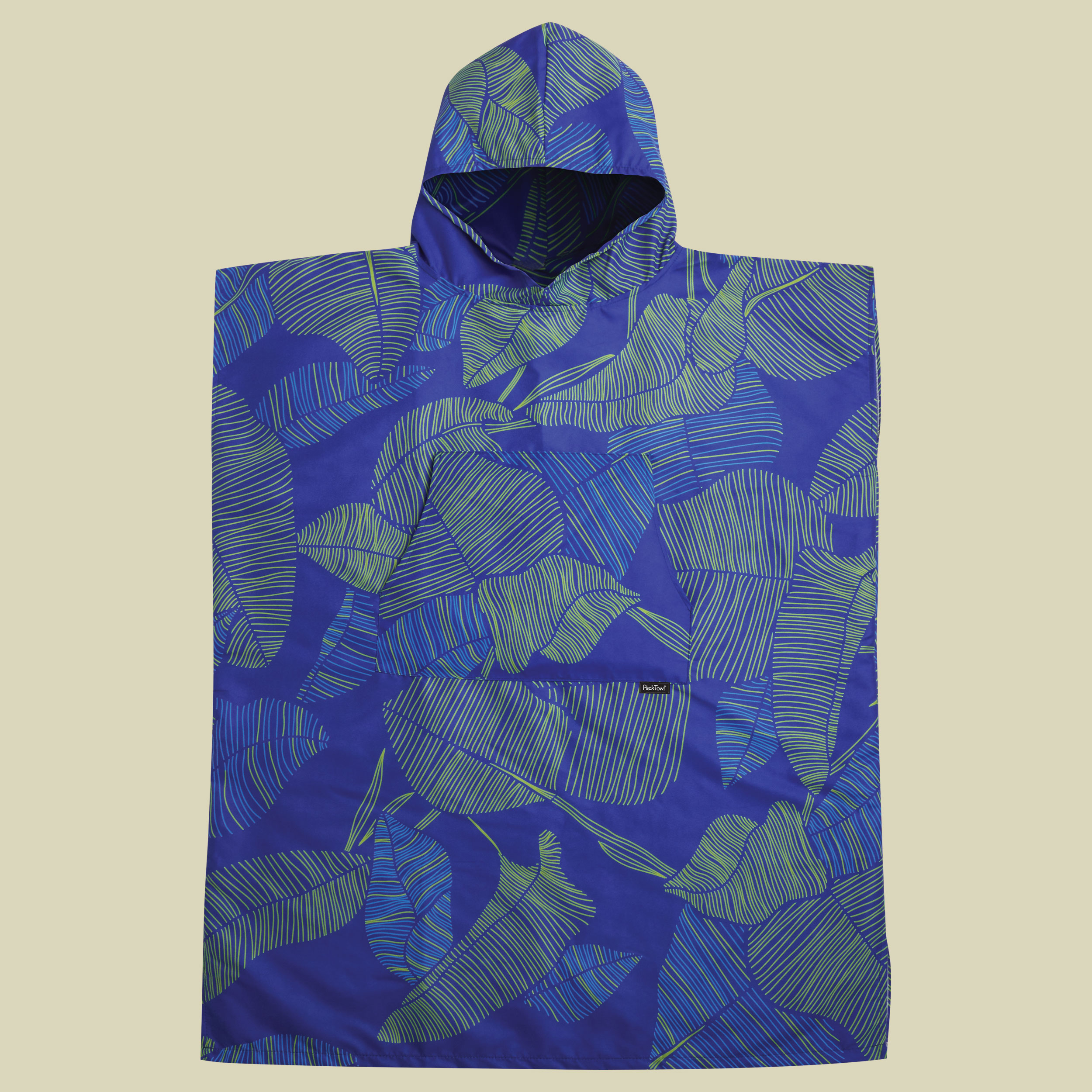 PT Poncho L/XL blau - bontanical