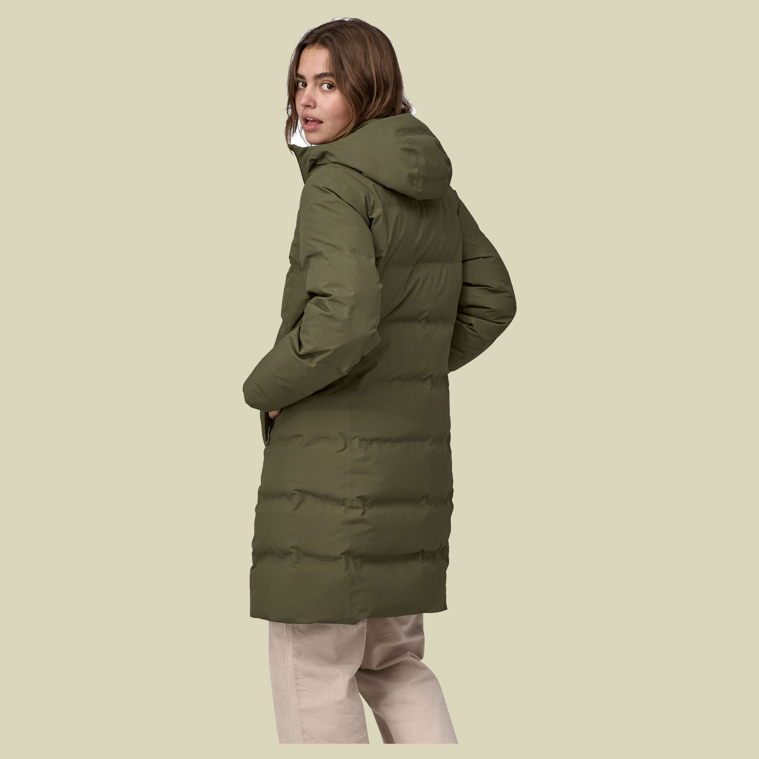 Jackson Glacier Parka Women L grün - basin green