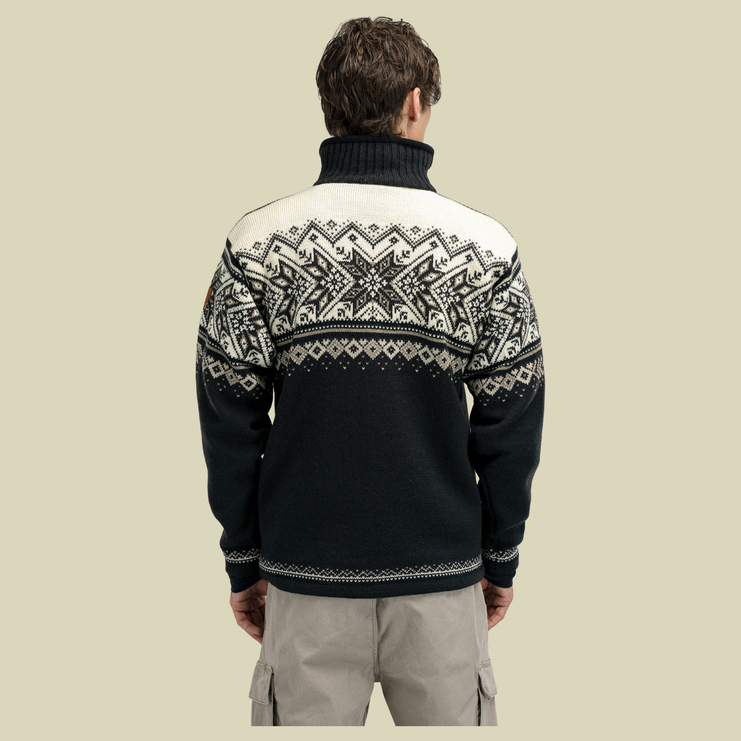 Vail Weatherproof Sweater Men mehrfarbig M - Farbe coffee-offwhite-mountainstone