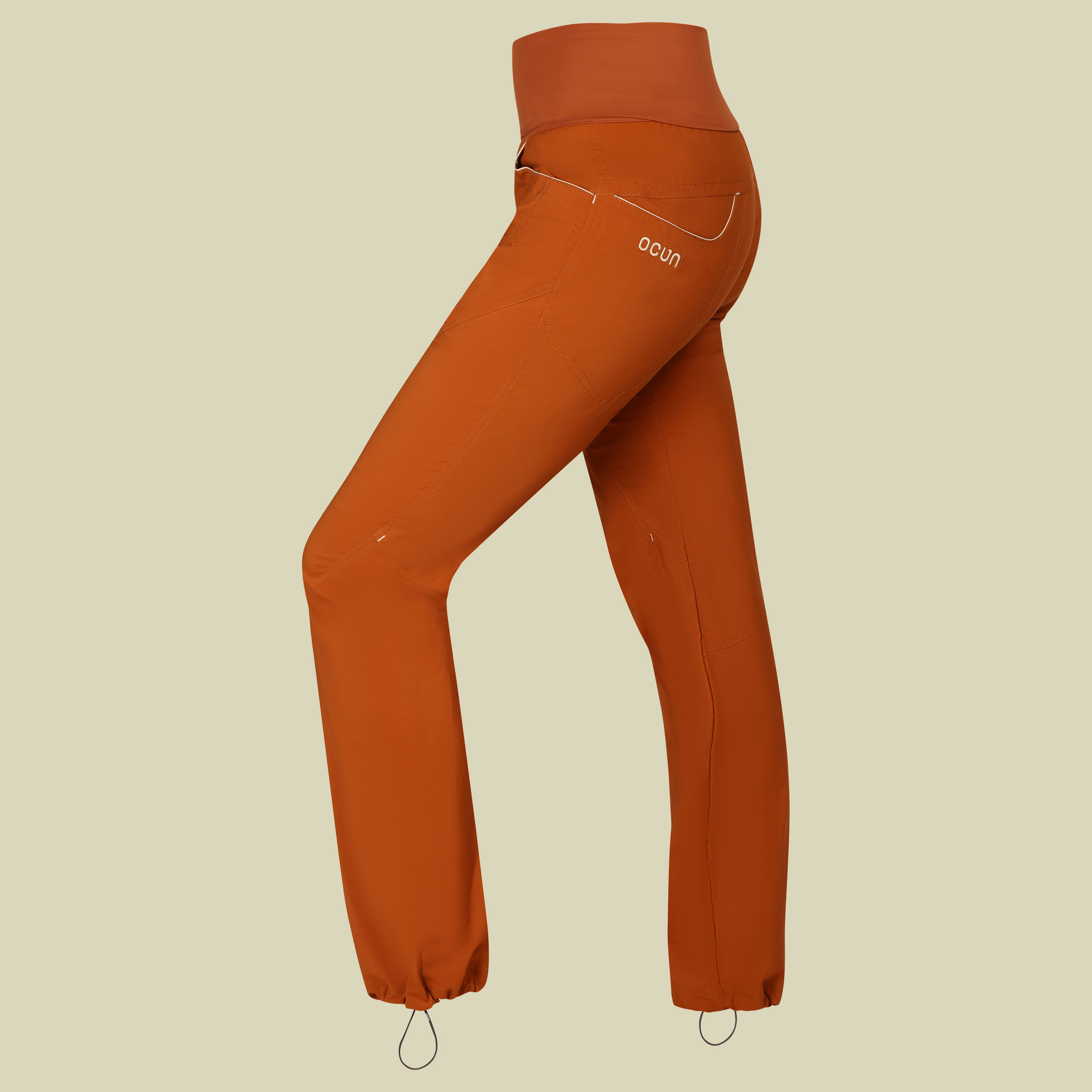 Noya Eco Pants Women orange S - caramel cafe