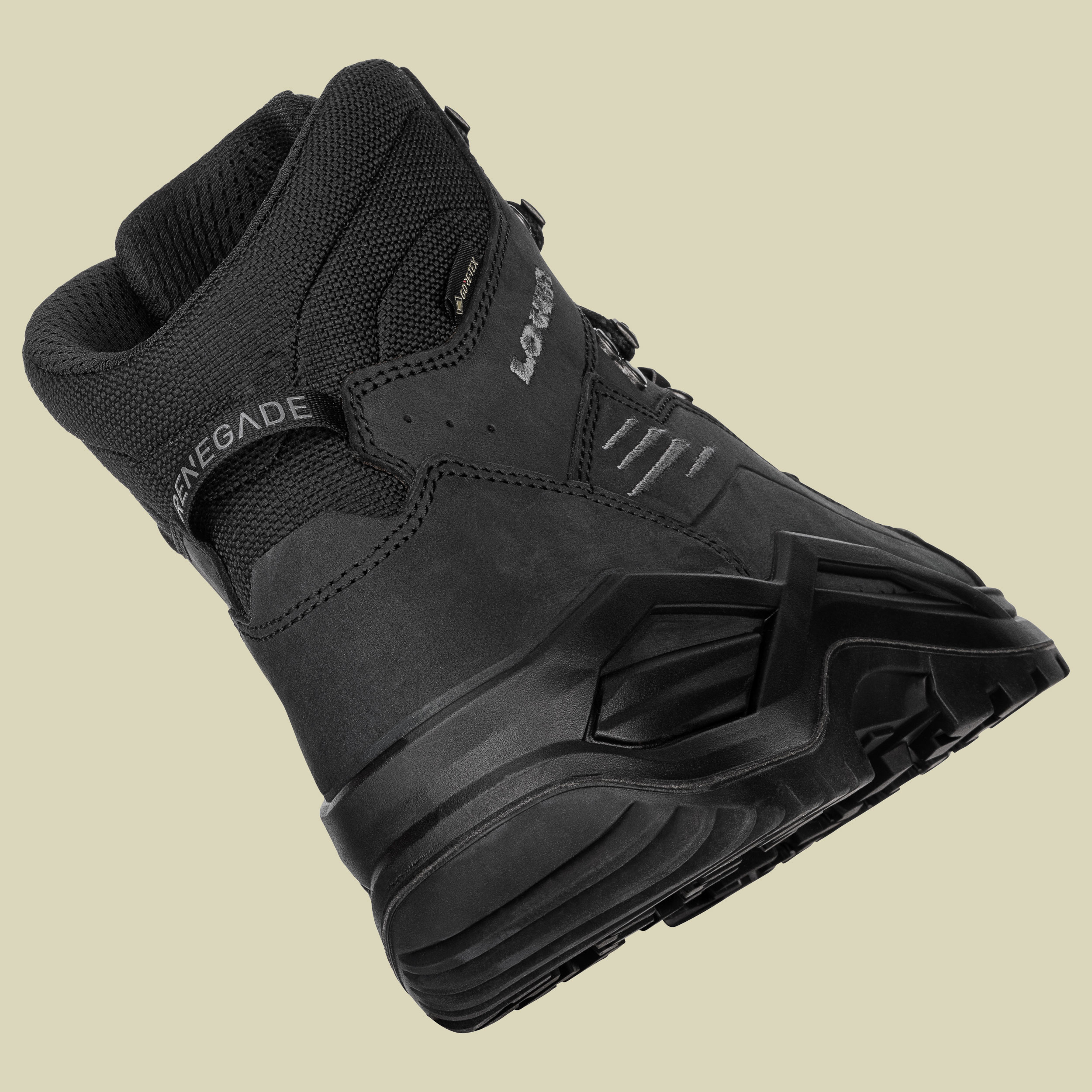 Renegade Evo GTX Mid Wide Men UK 10,5 schwarz - tiefschwarz