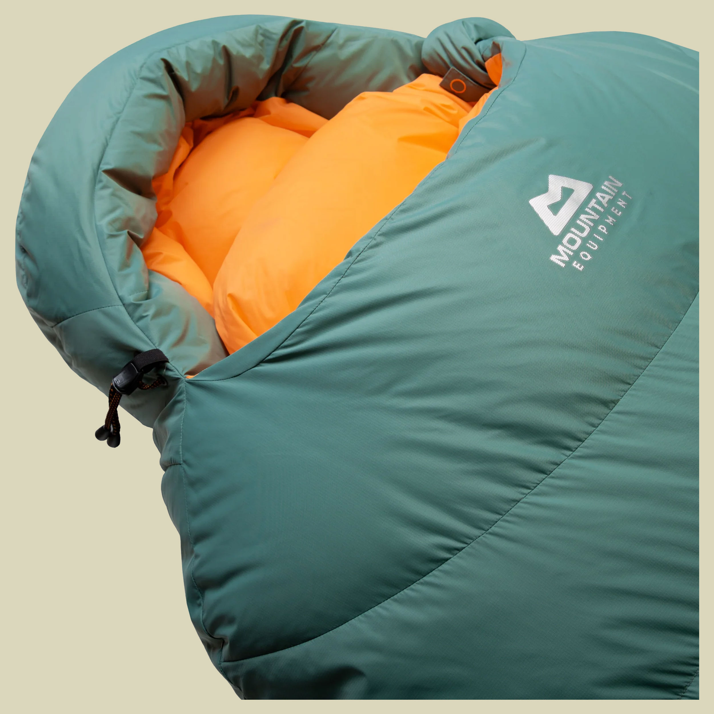 Glacier 700 Women bis Körpergröße Schlafsack 175 cm (regular) Reißverschluss links - sage