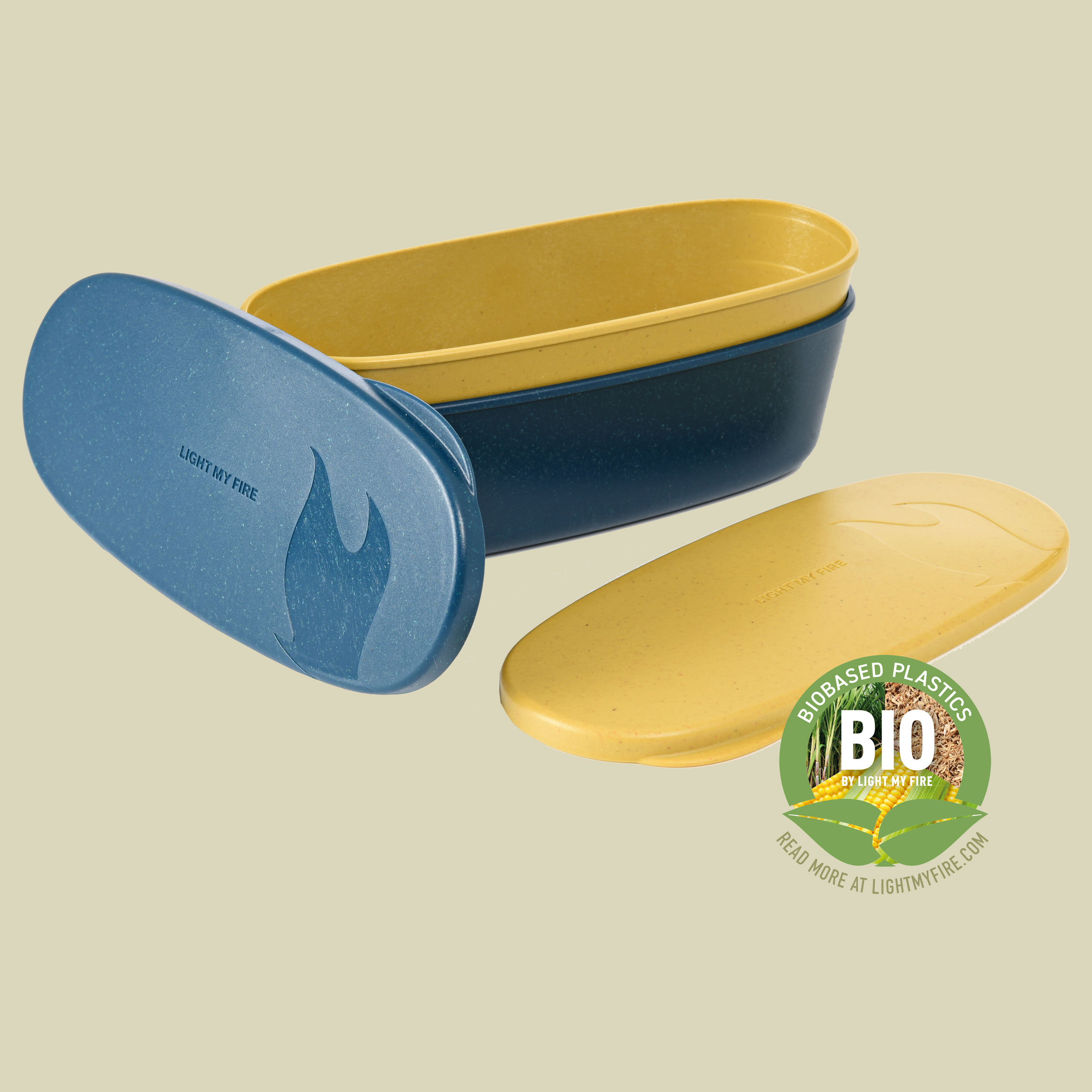 SnapBox oval BIO 2-Pack