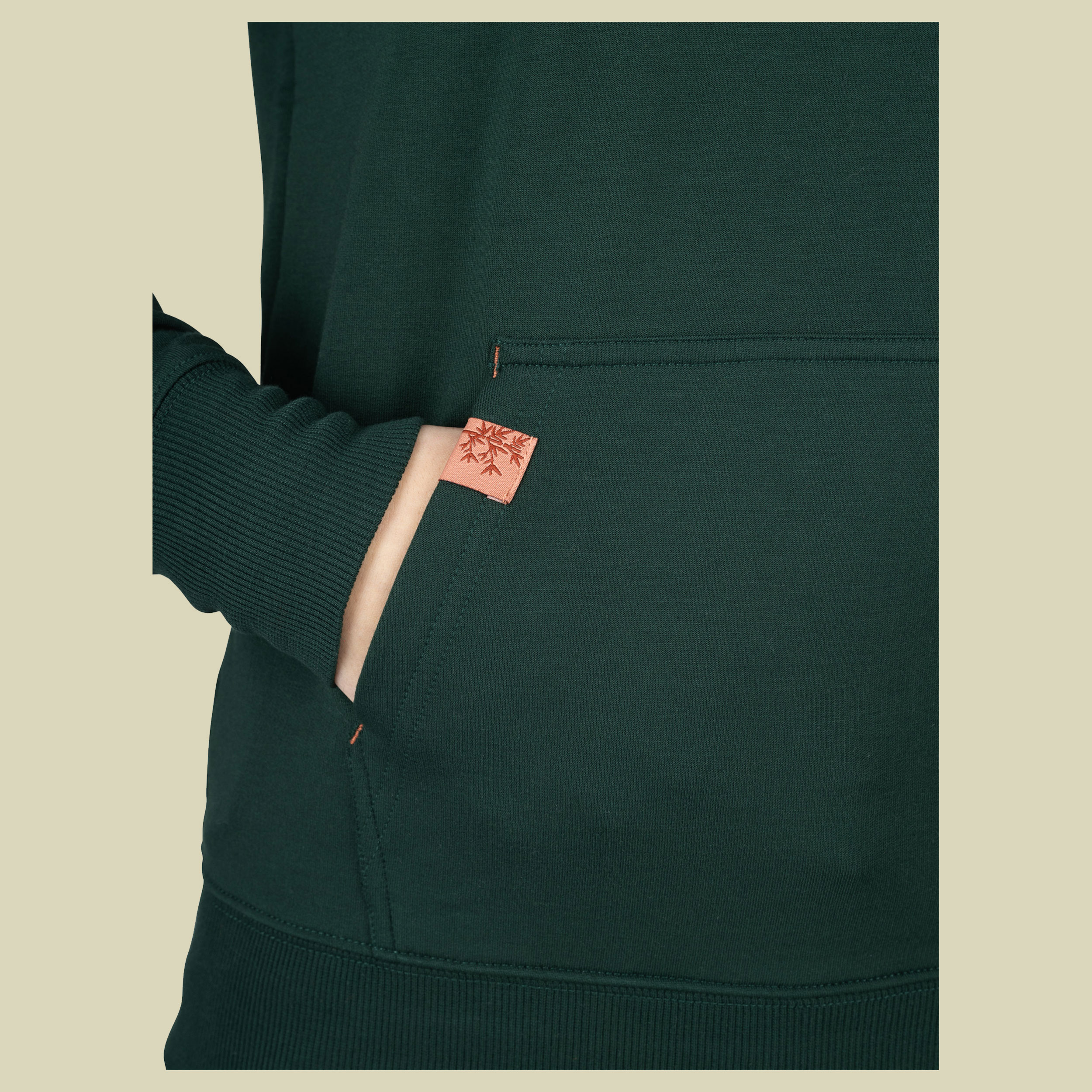 Midlayer Panaka Hoodie Bamboo Lady S grün - green