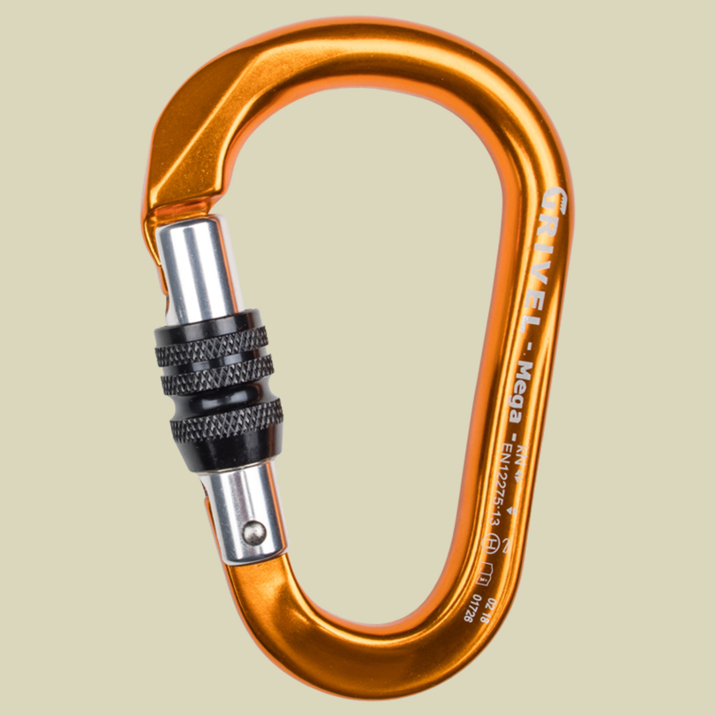 K6N Mega Karabiner Farbe: orange