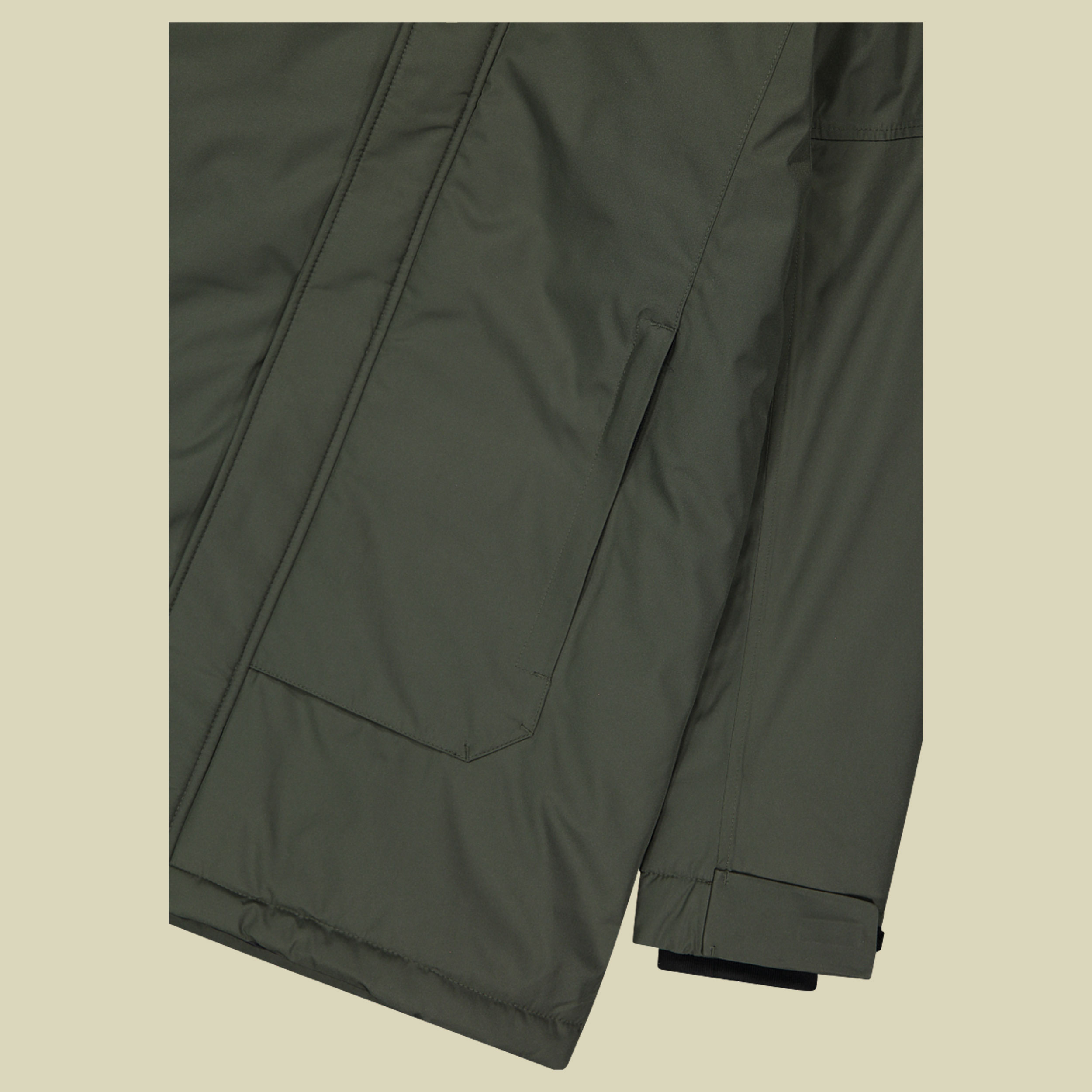 Man  Parka Fix Hood 56 grün - Farbe forest