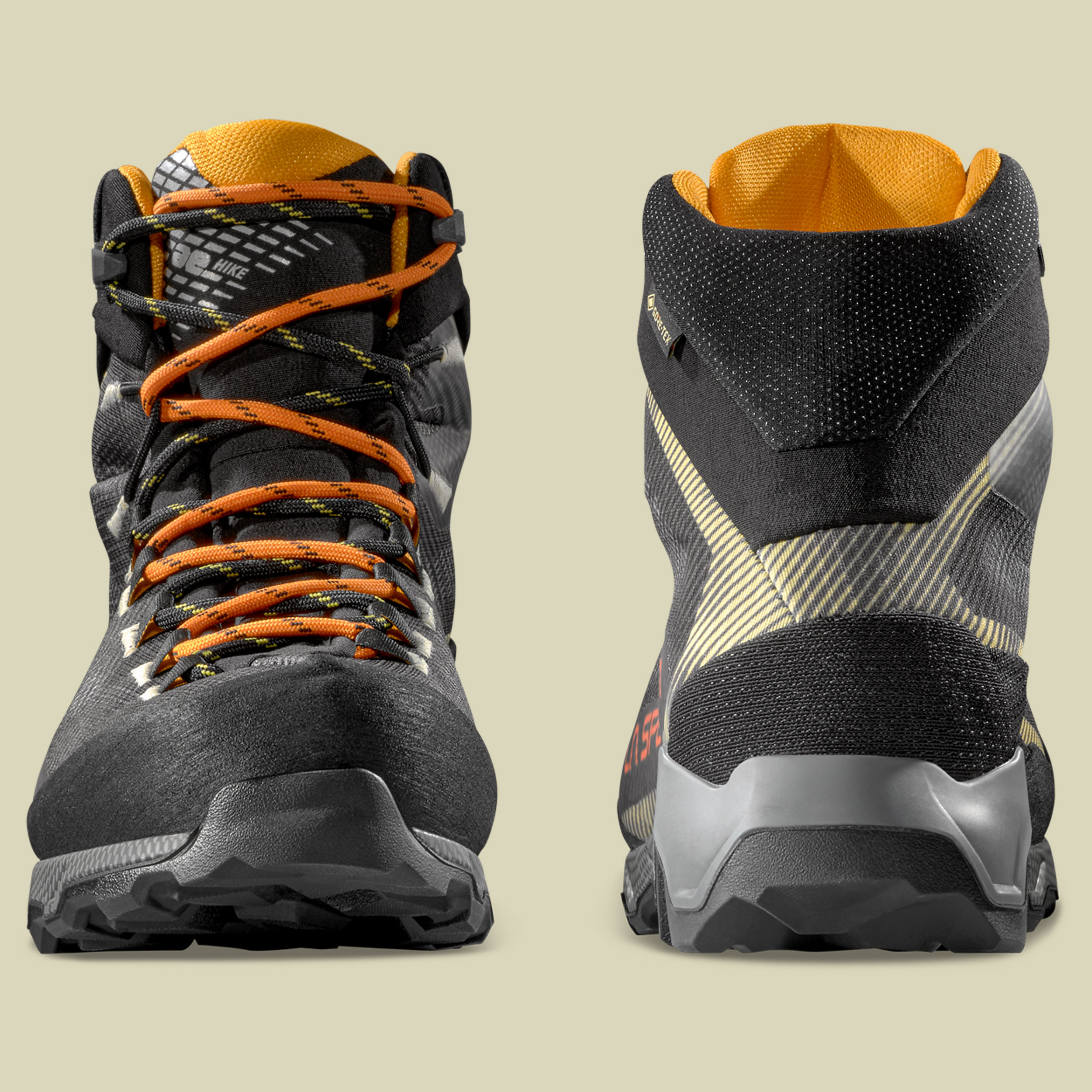 Aequilibrium Hike GTX Men 42,5 grau - carbon/papaya