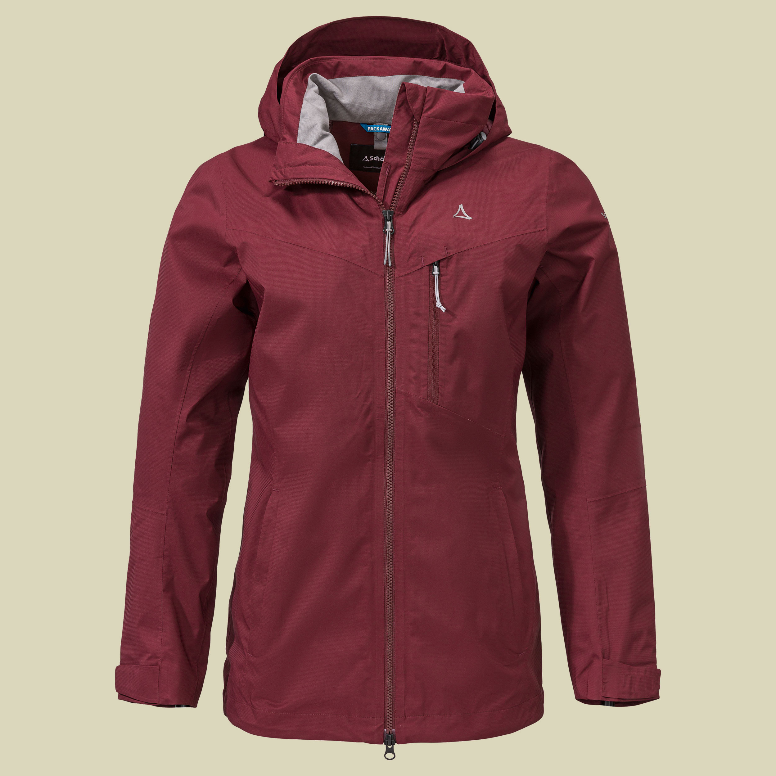 ZipIn! Jacket Stanzach L Women Größe 38 Farbe dark burgundy