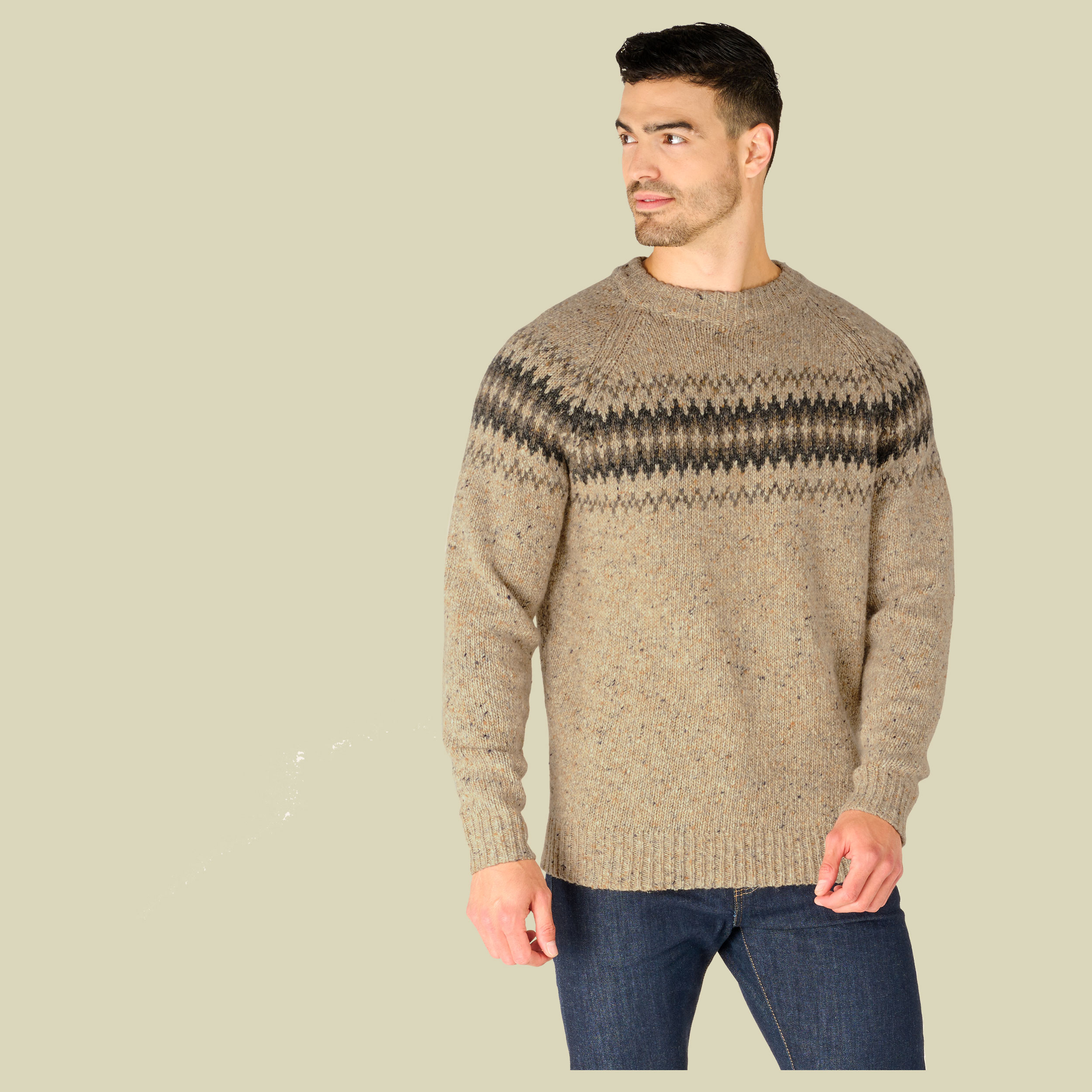 Dumji Crew Sweater Men Größe M  Farbe chai tea