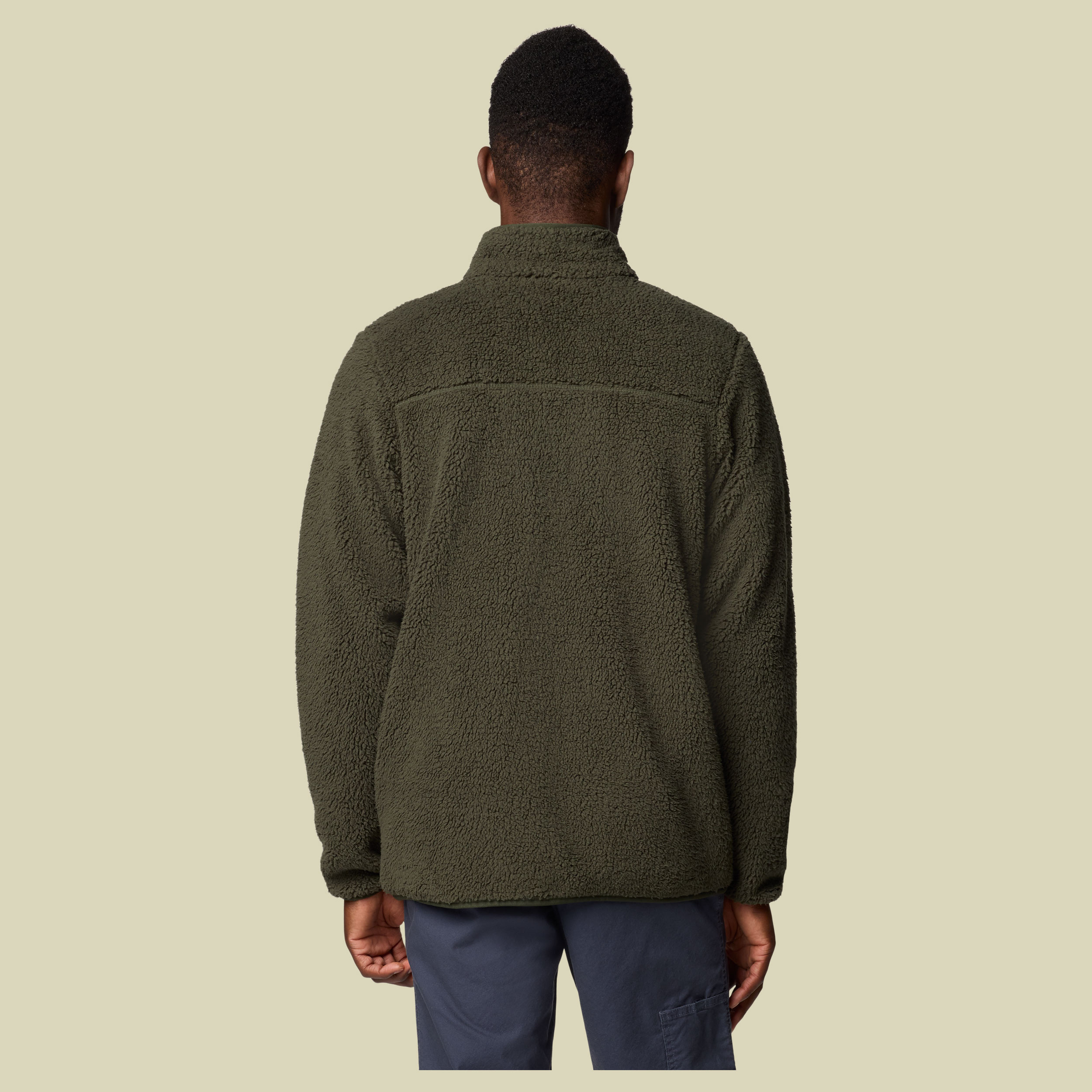 Rugged Ridge III Sherpa Full Zip Men grün S - Farbe greenscape