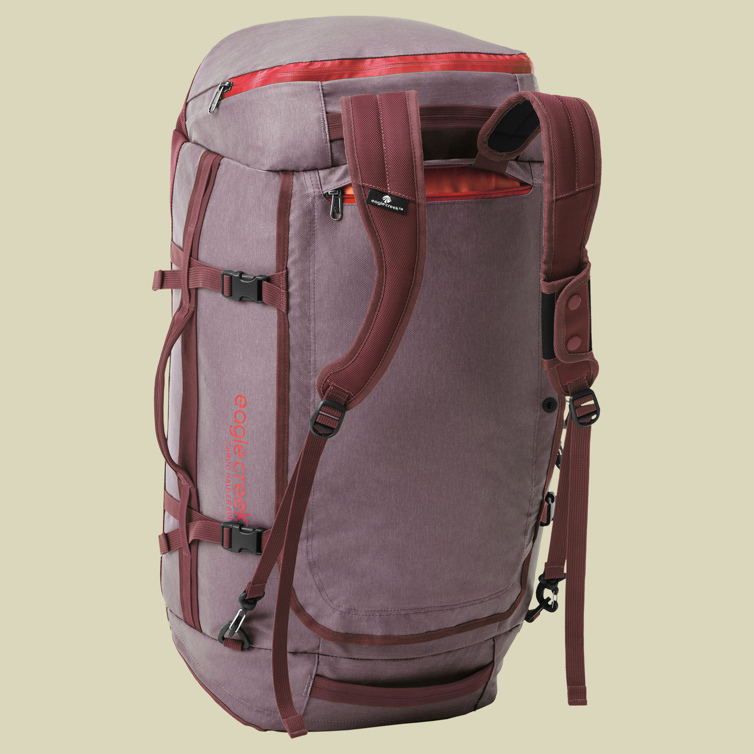 Cargo Hauler Duffel 60L rot 60 - Farbe currant