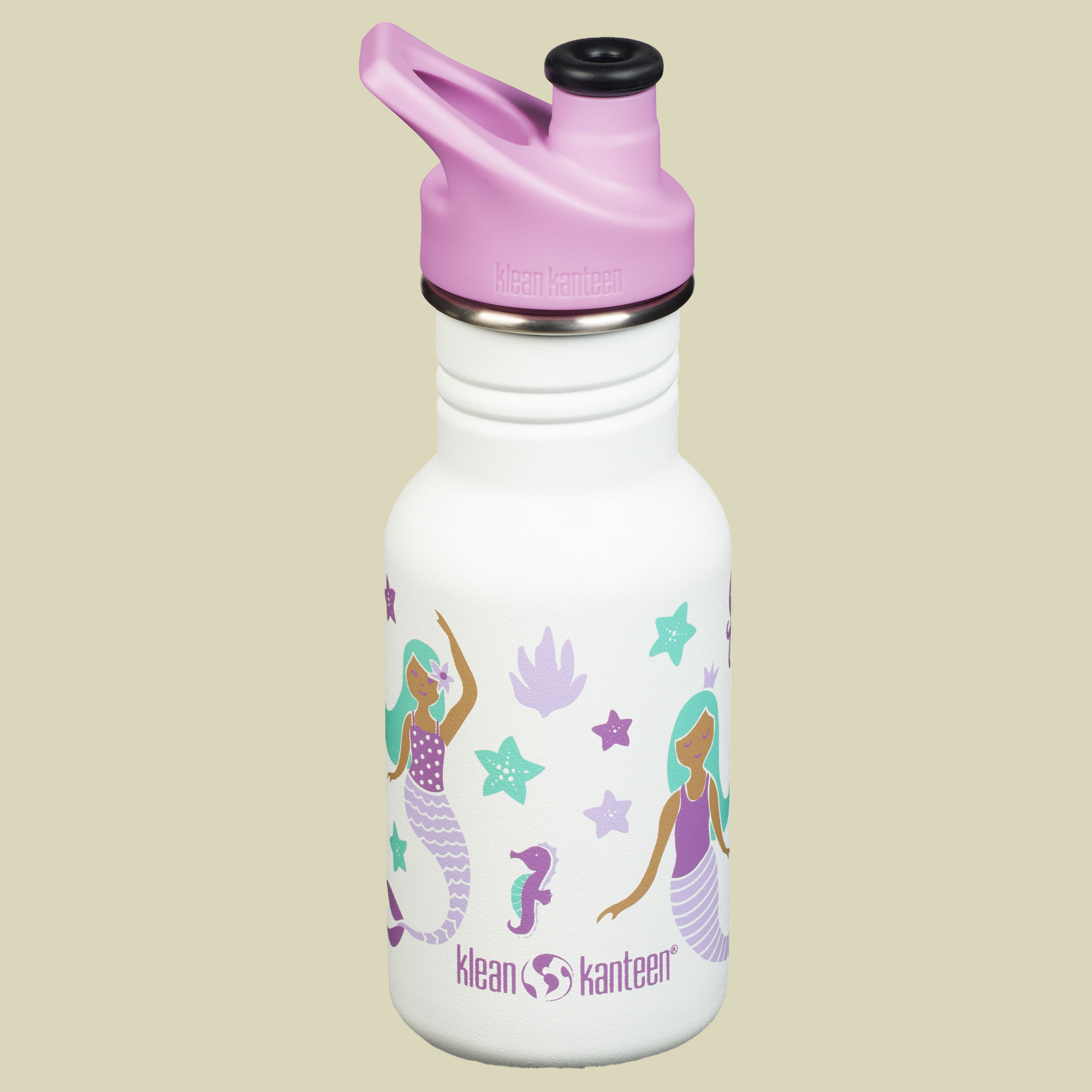 Kid Kanteen Classic Narrow mit Sport Cap weiß 355 - mermaids