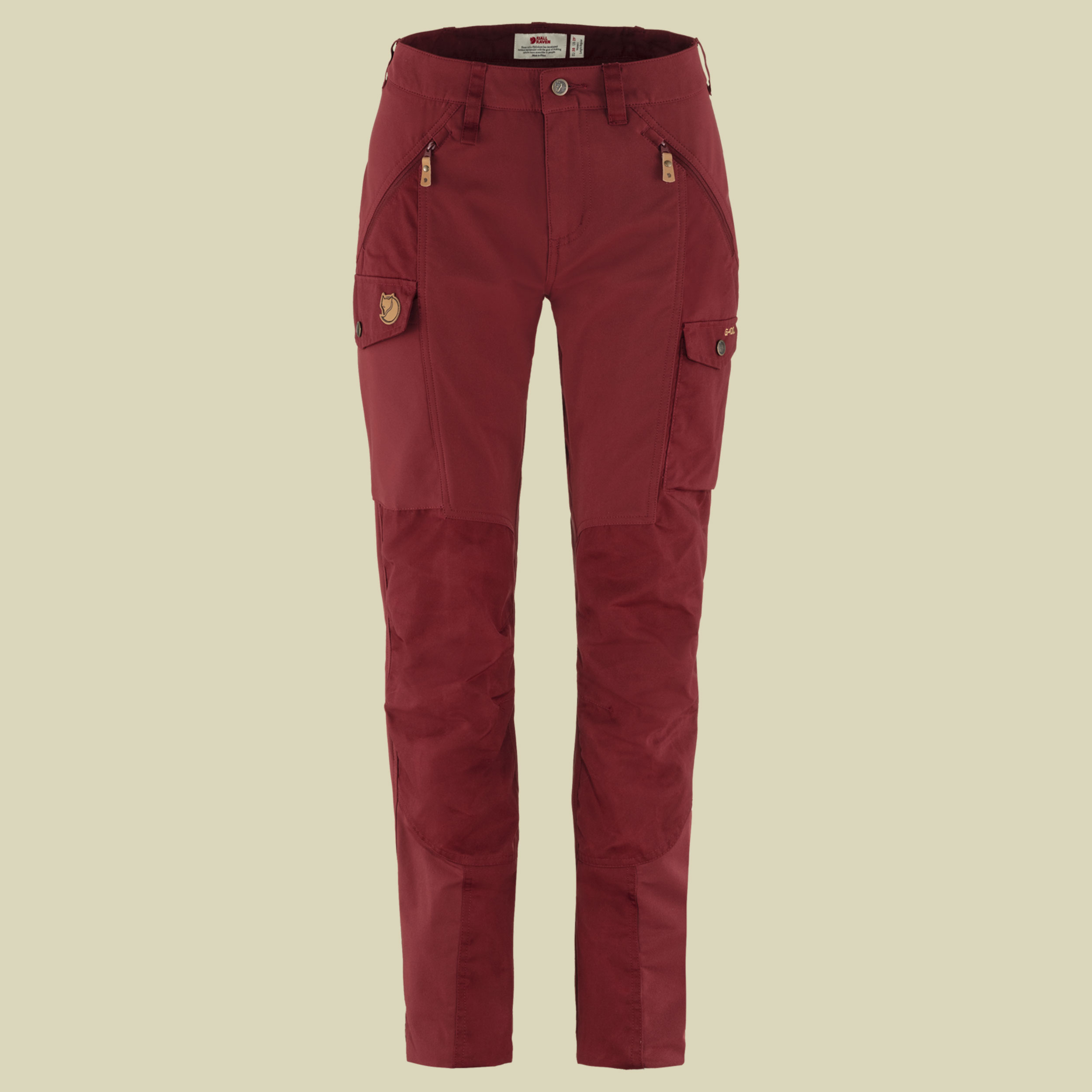 Nikka Trousers Curved Women Größe 44 Farbe bordeaux red