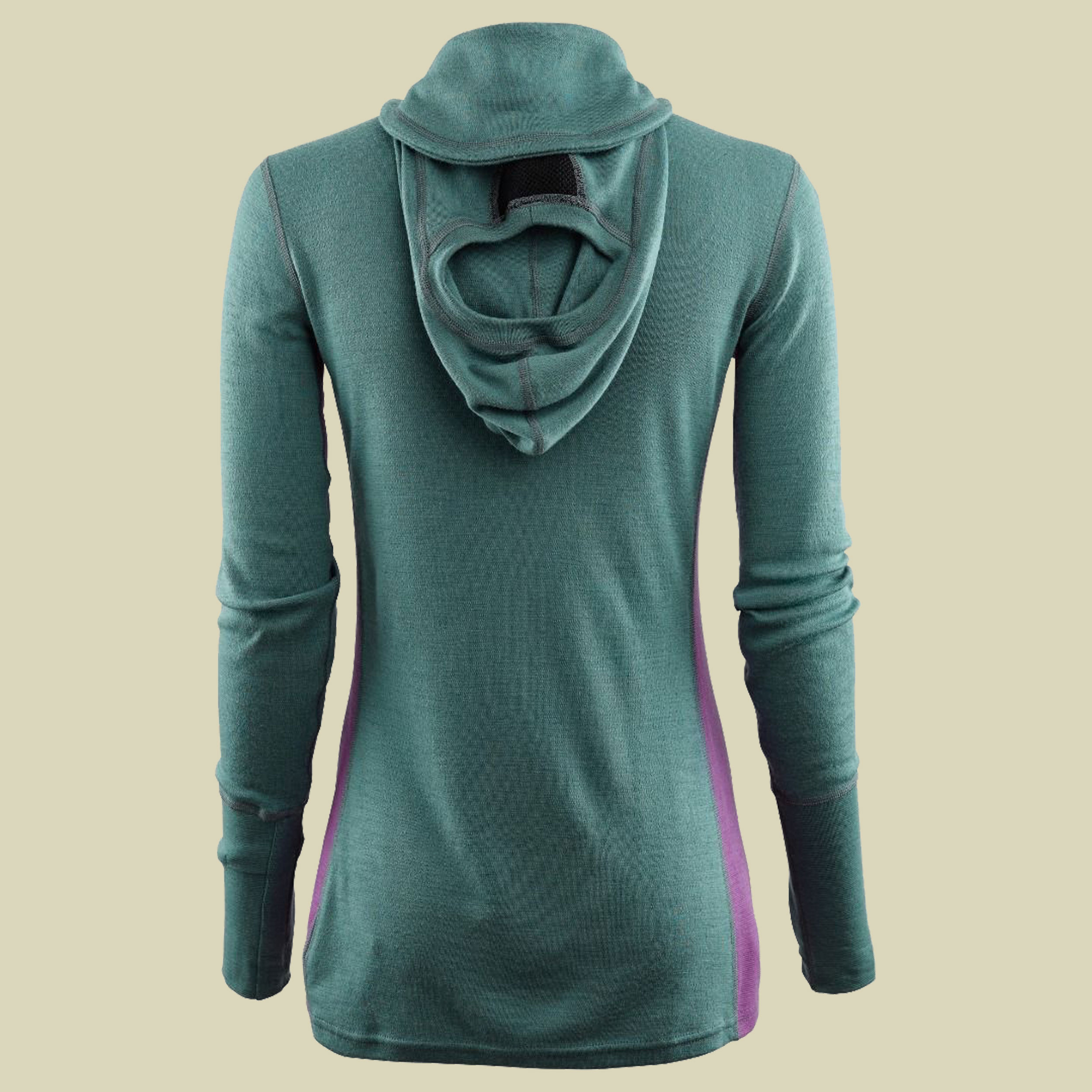 Warmwool Hoodie W.Zip Women Größe S Farbe northatlantic/purplerose/purplesun