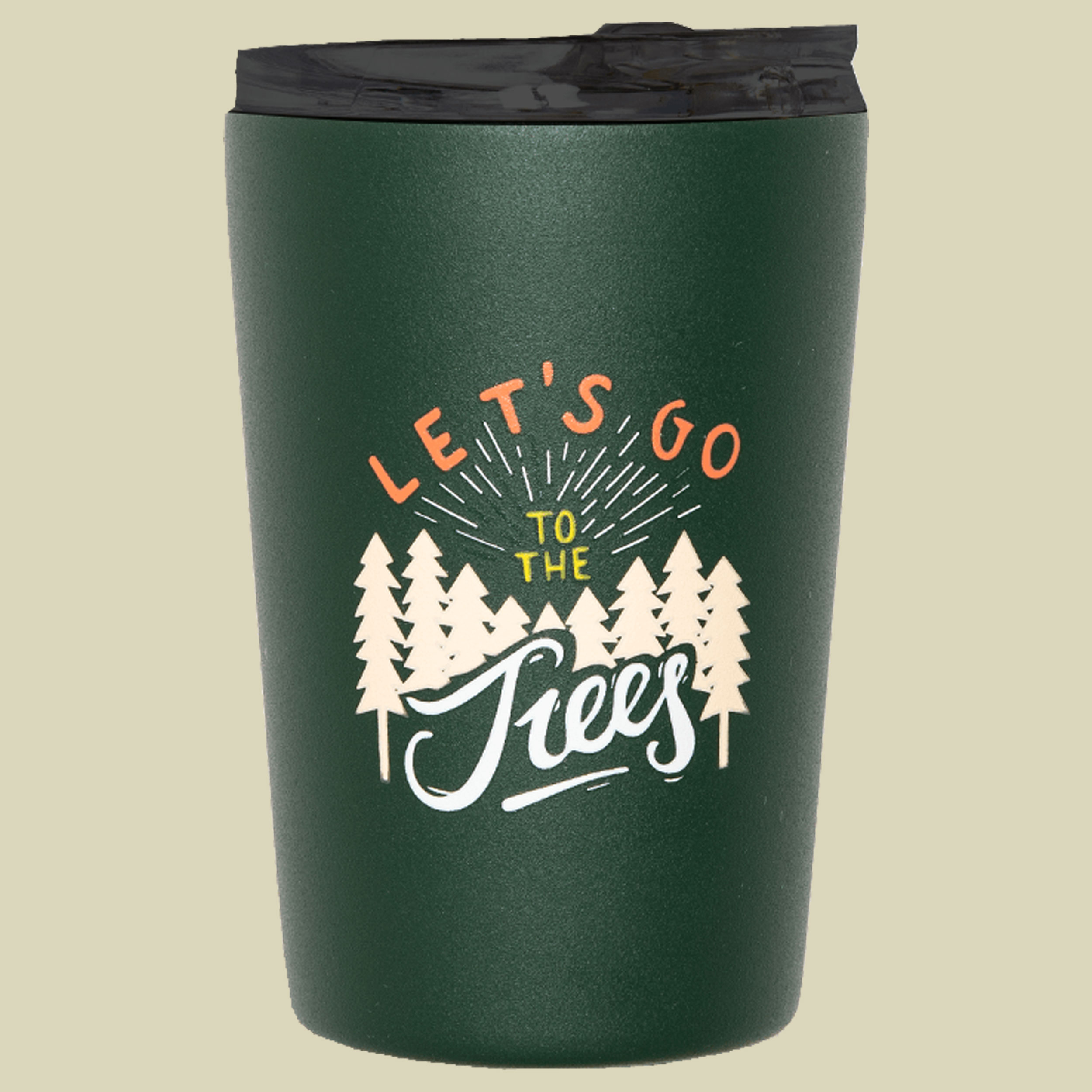 Kaffee Becher Let`s go to the trees Volumen: 300 ml