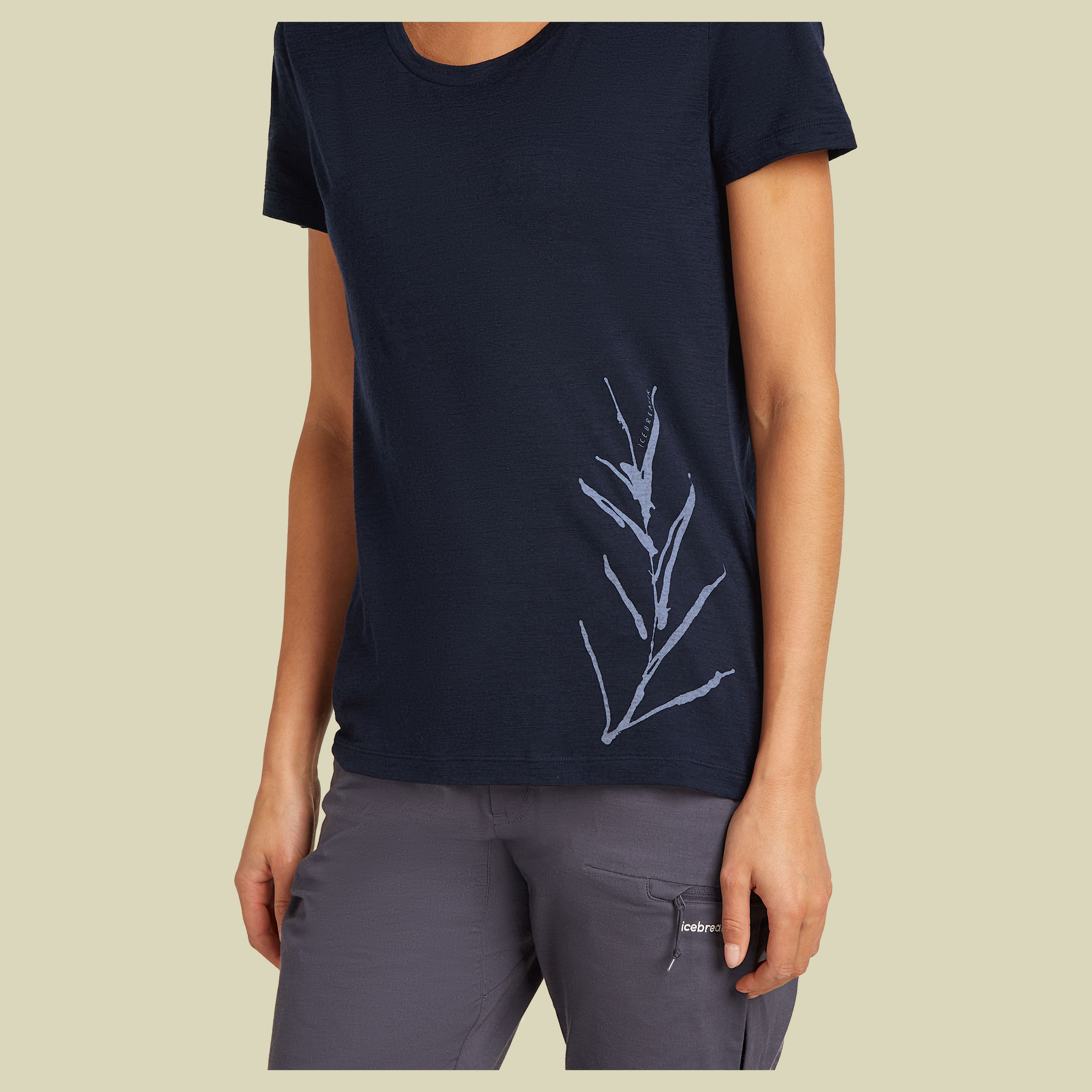 Merino 150 Tech Lite III SS Tee Motiv Women L blau II - midnight navy