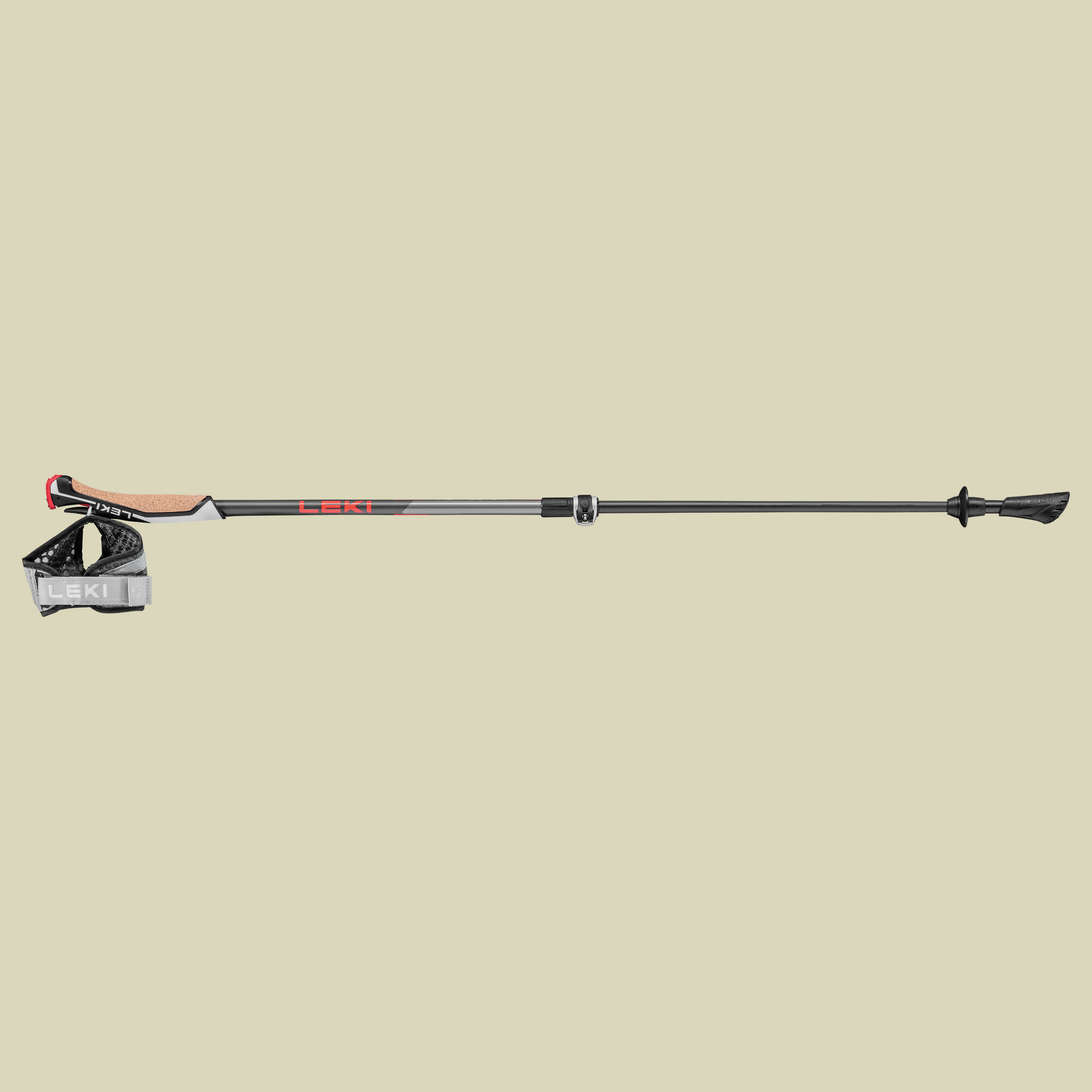 Instructor Lite Länge:100-125cm Farbe dark anthracite-silvergray-bright red