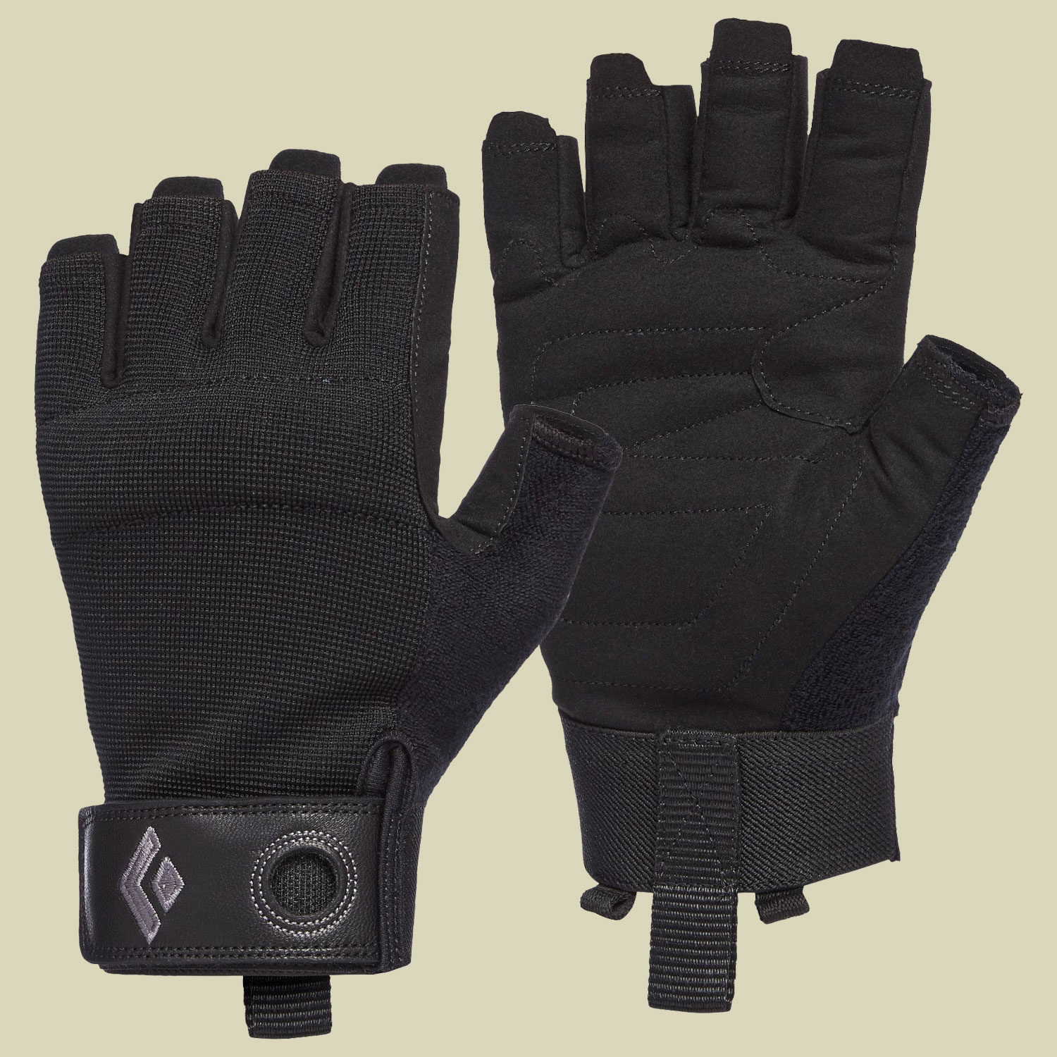 Crag Half-Finger Gloves Men Größe L Farbe black