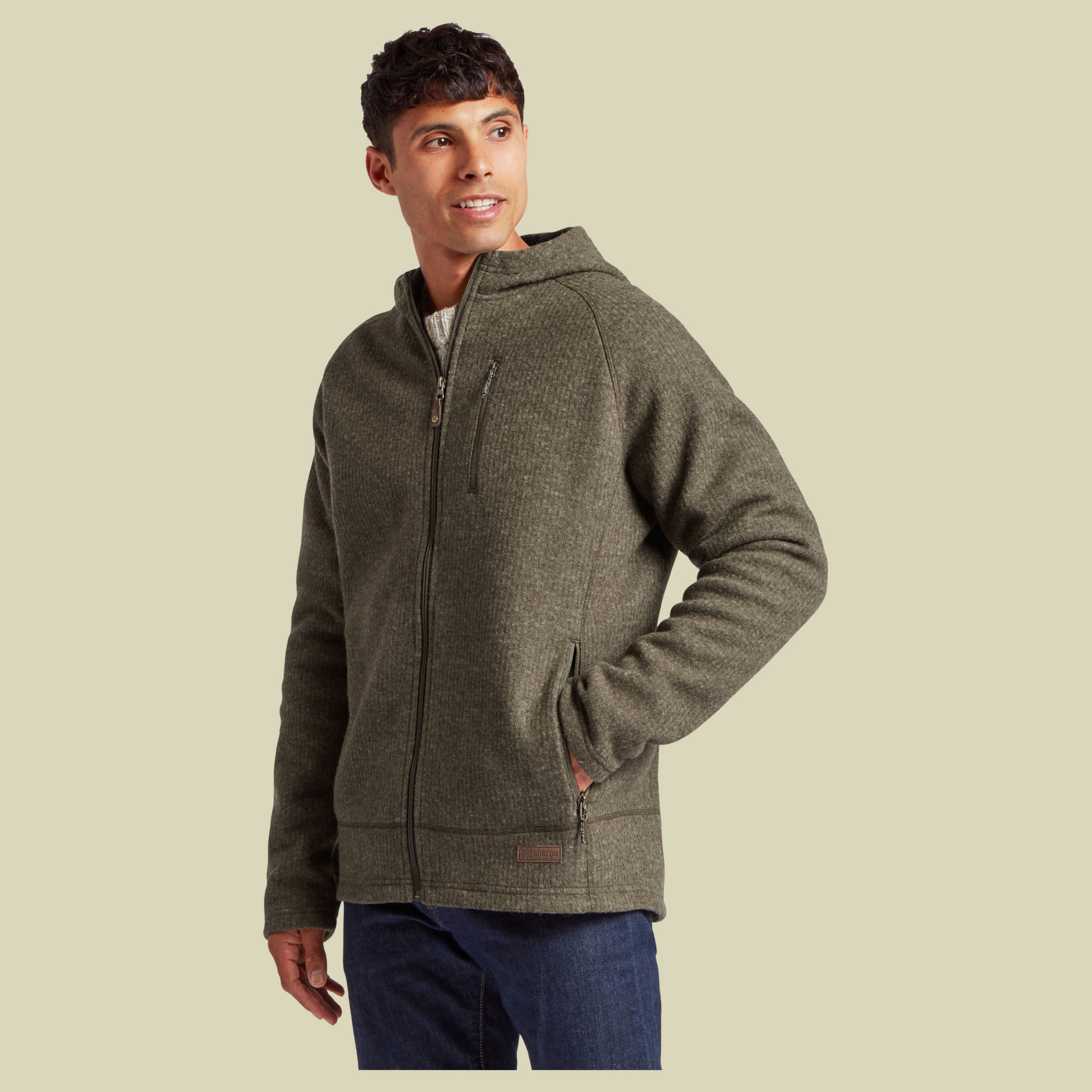 Namgyal Hoodie Men braun M - tamur river