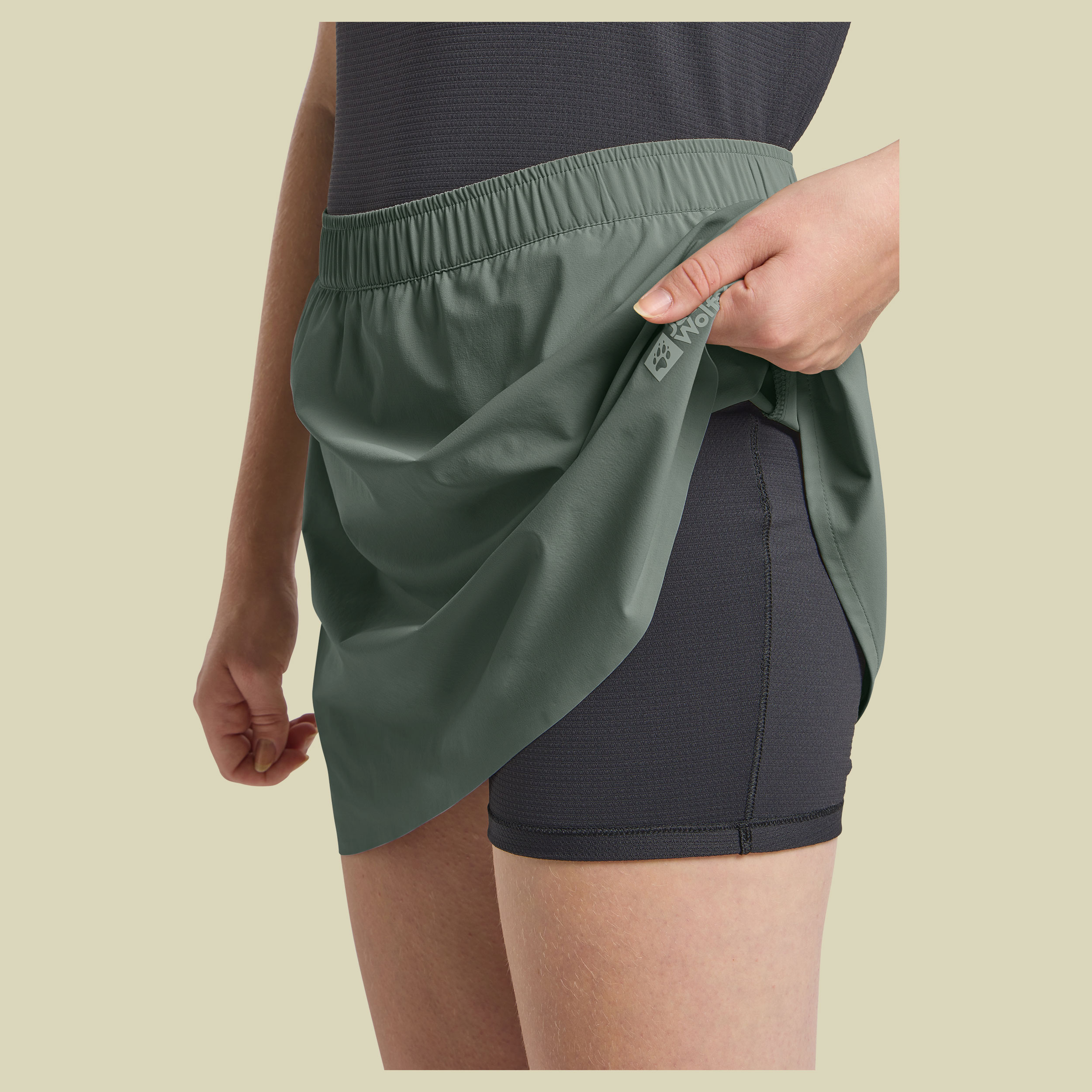 Prelight Swift Skort Women S grün - slate green