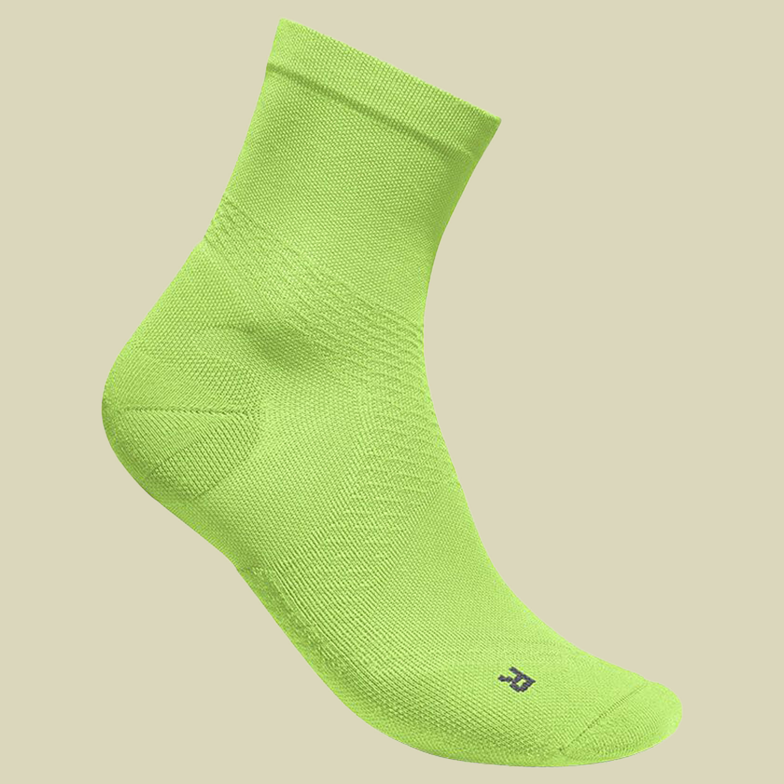 Run Ultralight Mid Cut Socks Men 41-43 grün - lime green