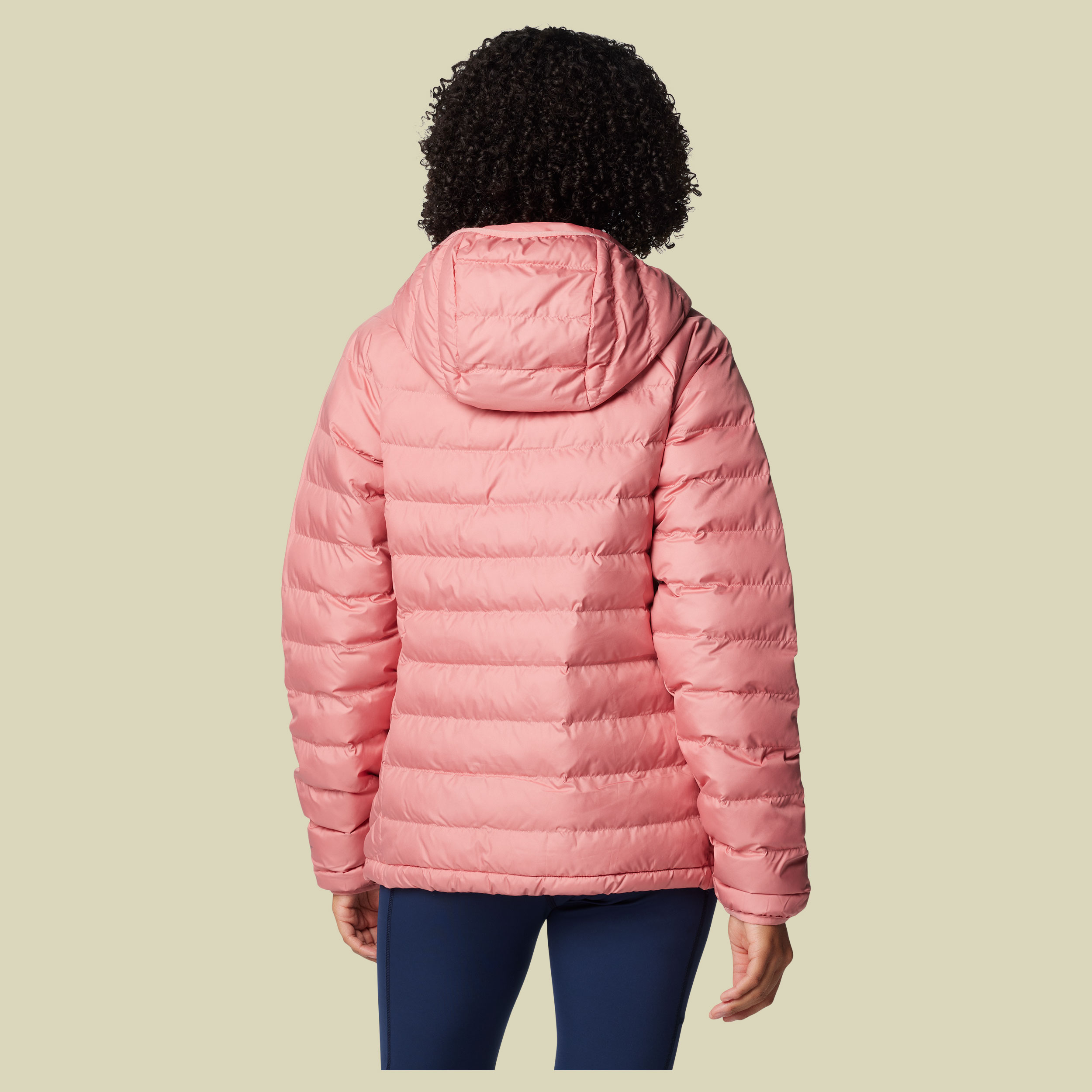 Powder Lite II Hooded Jacket Woman M rot - Farbe pink agave