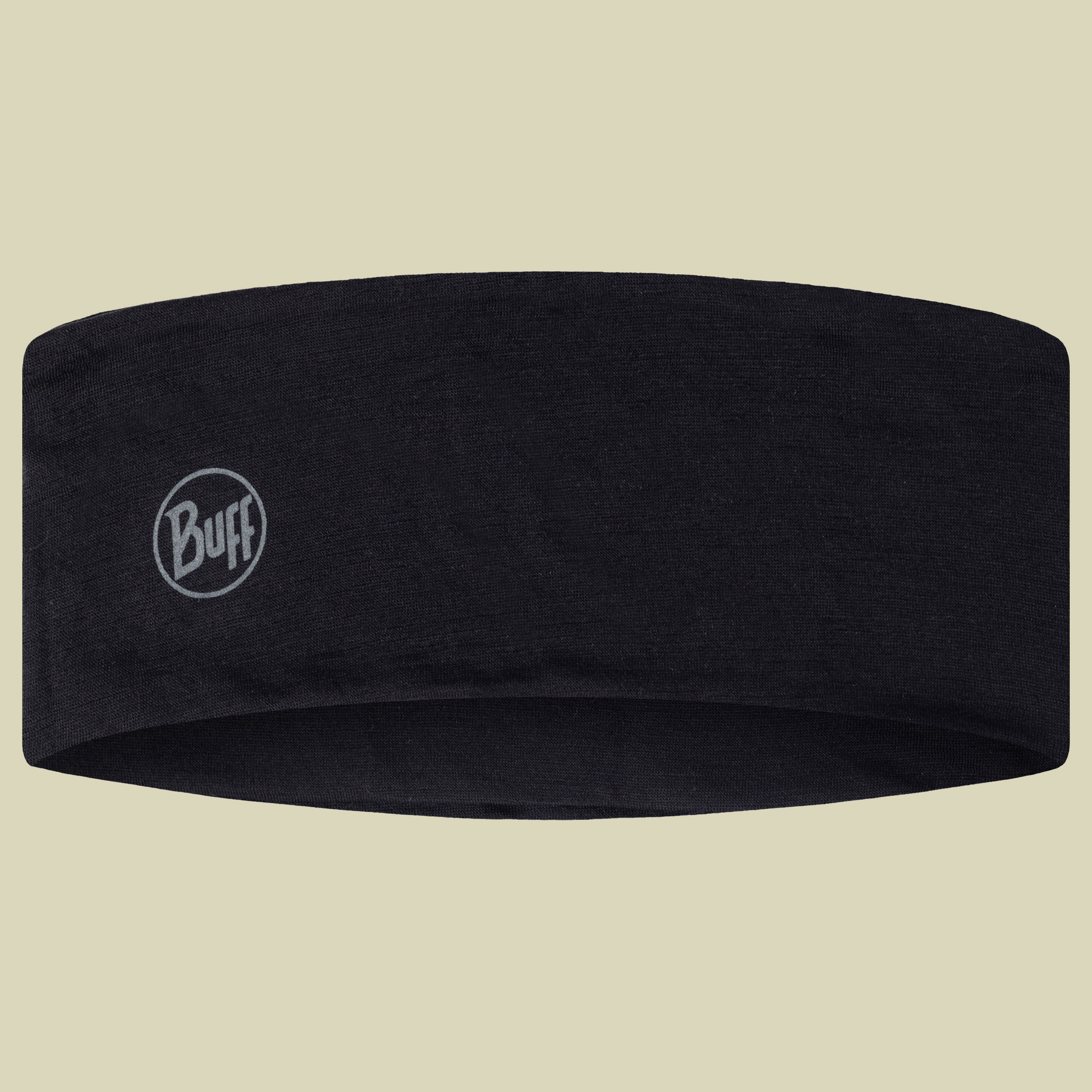 Merino Lightweight Headband one size schwarz - solid black