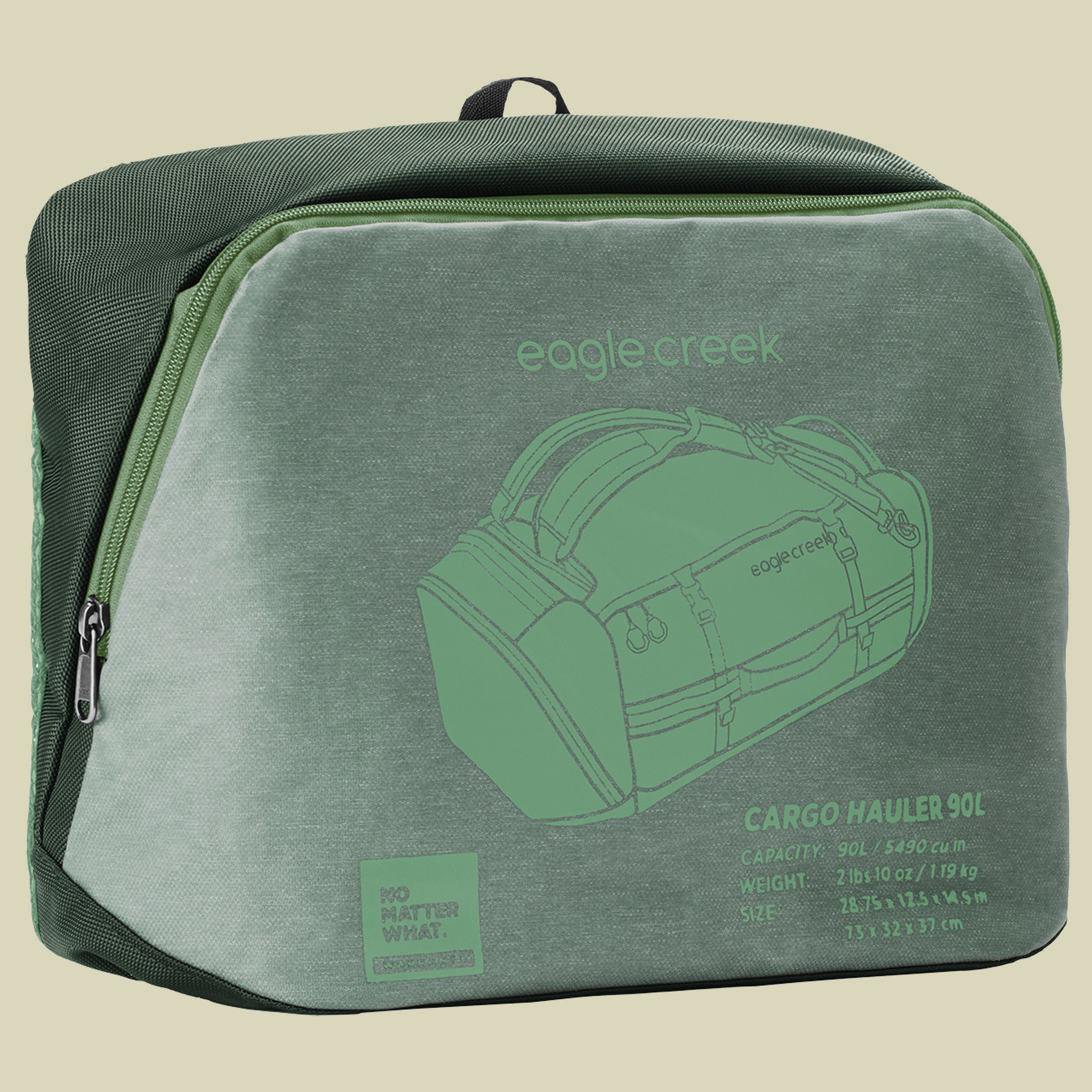 Cargo Hauler Duffel 90L grün 90 - Farbe duck green