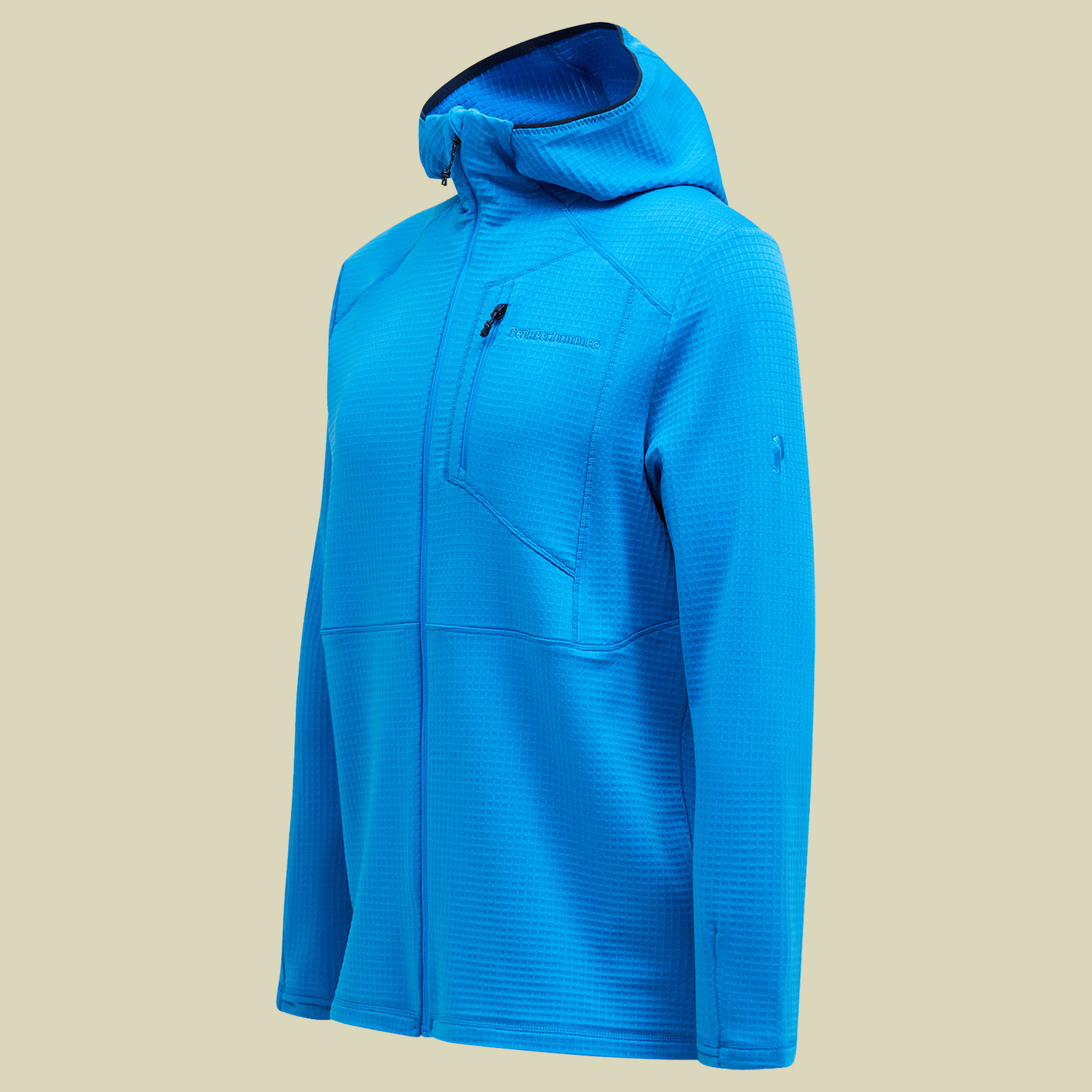 Trail Polartec Zip Hood Men XL blau - brilliant blue