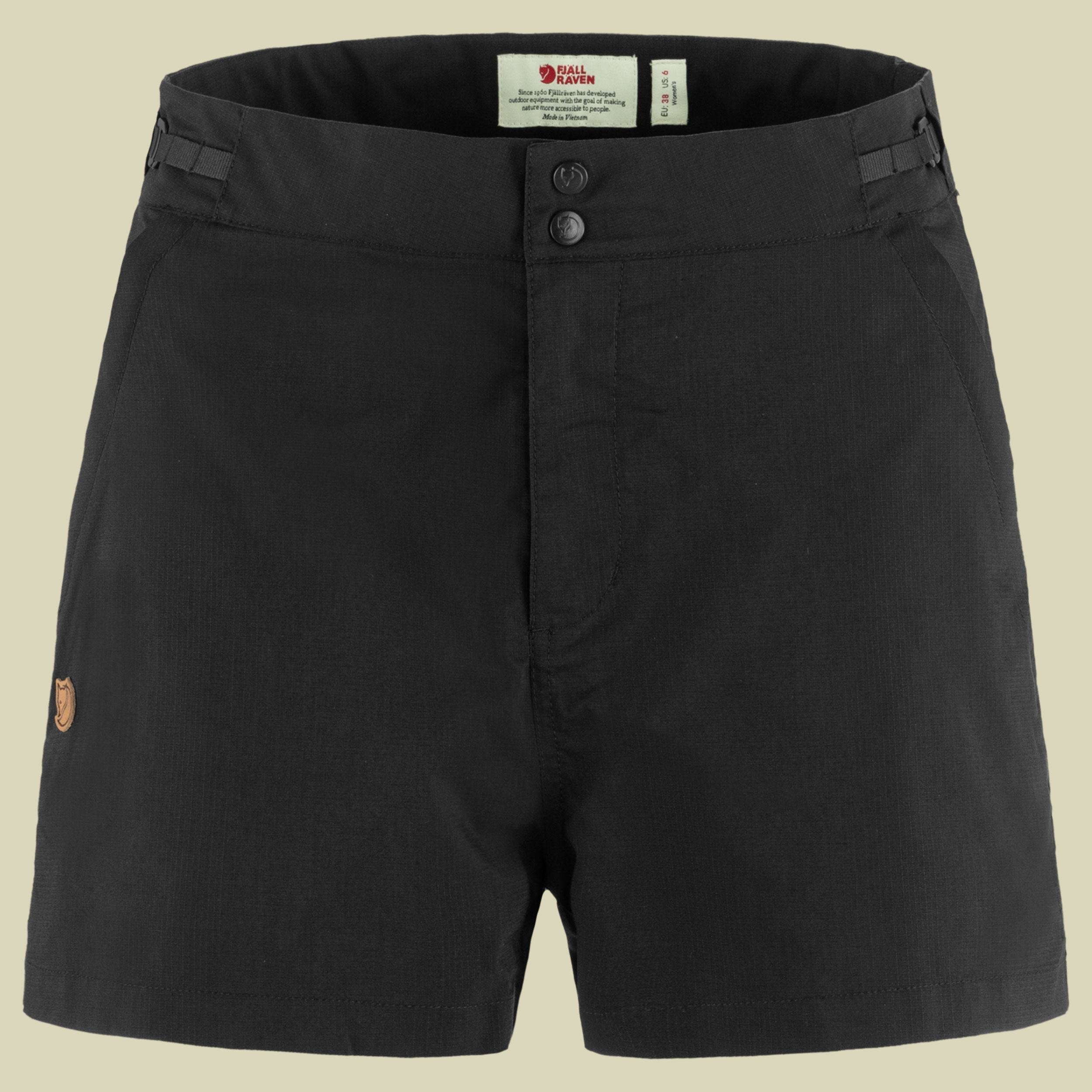 Abisko Hike Shorts Women 42 schwarz - black