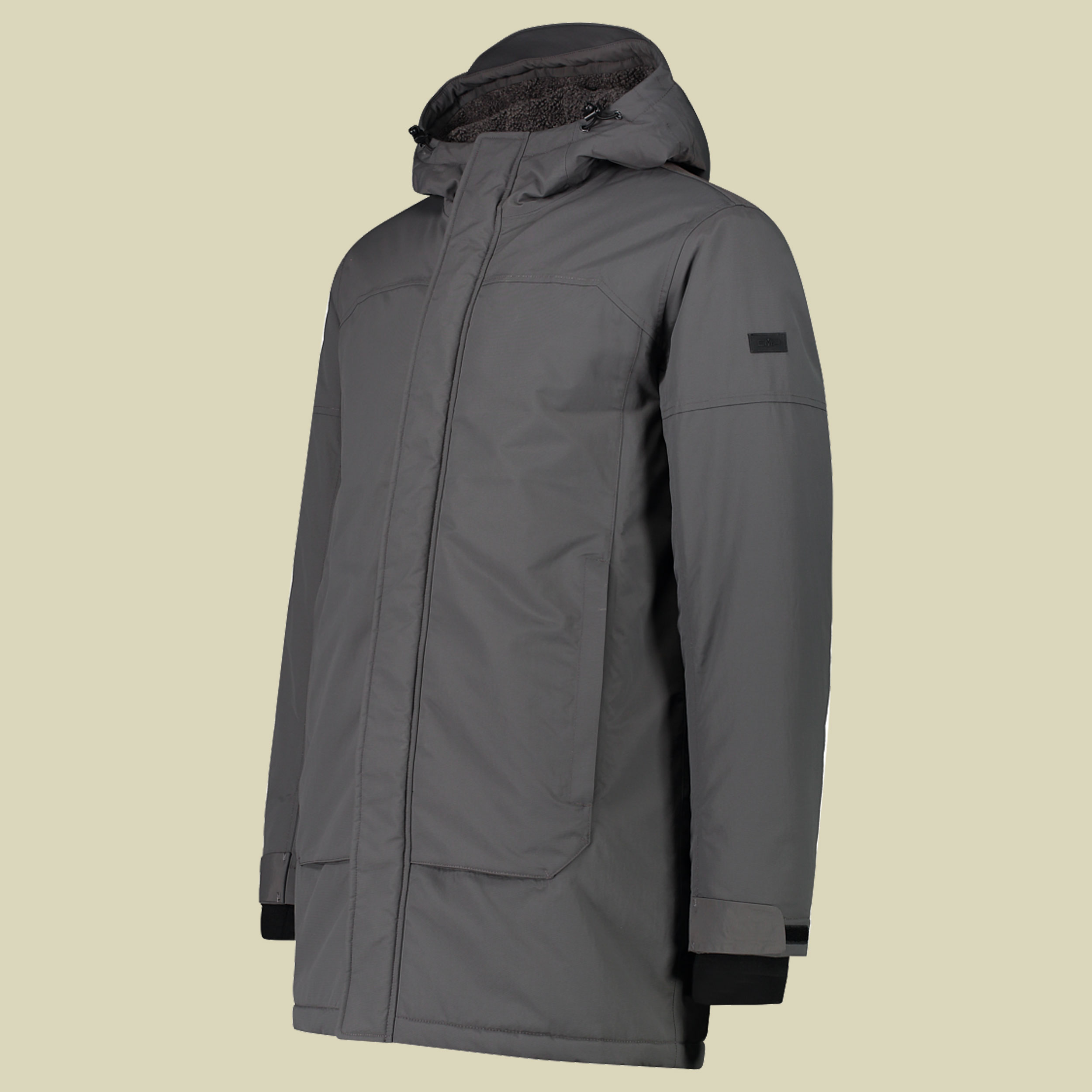 Man  Parka Fix Hood 54 grau - Farbe dust