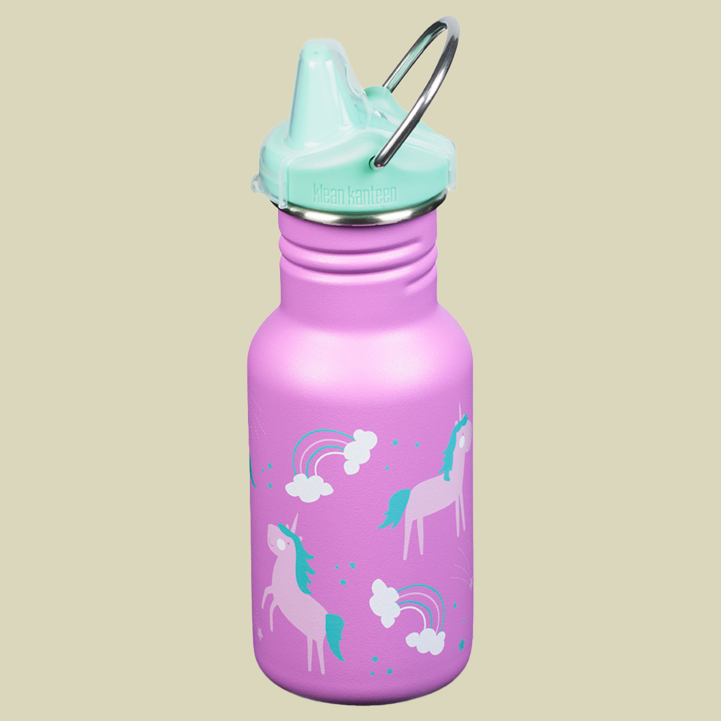 Kid Kanteen Classic Narrow mit Sippy Cap Volumen 355 Farbe unicorns