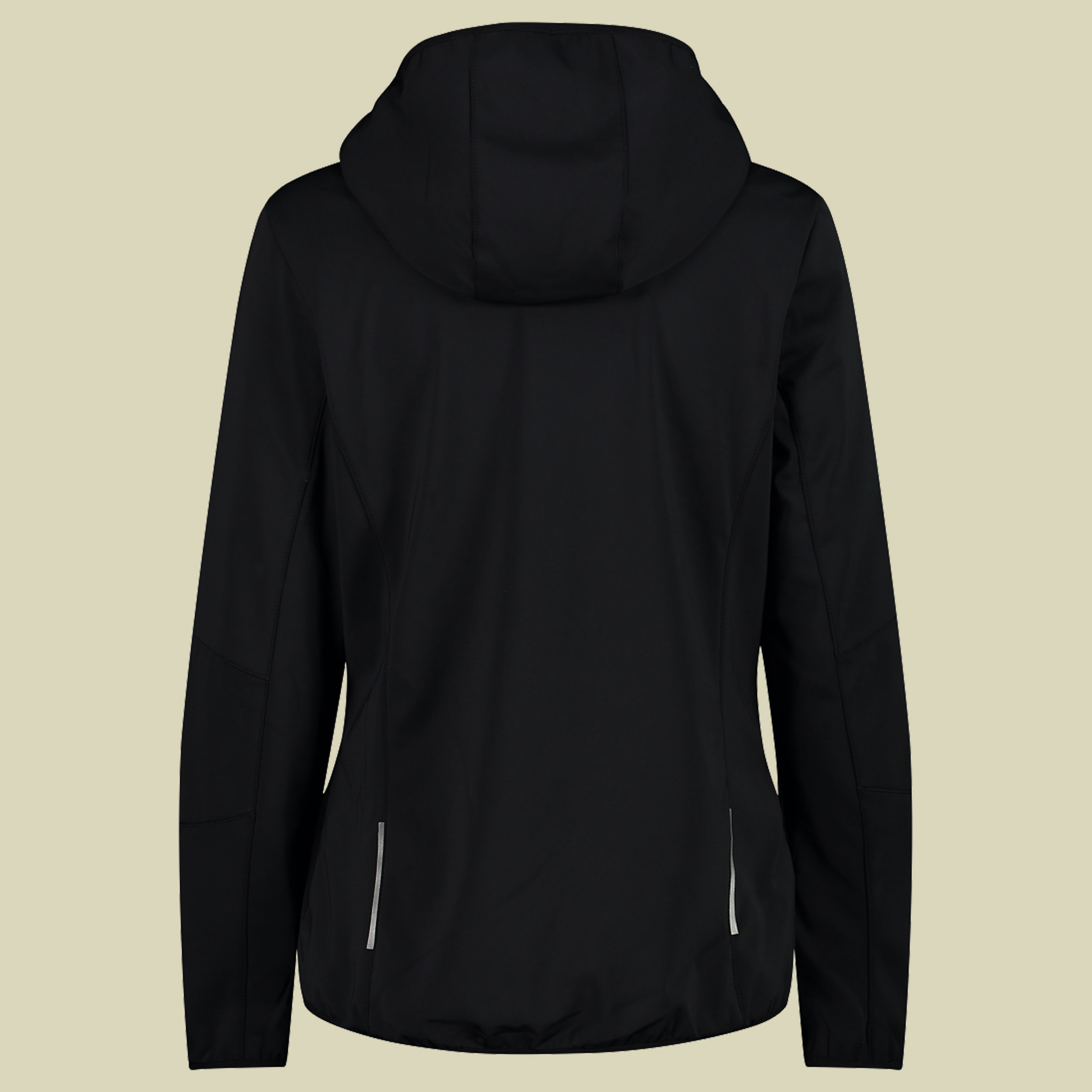 Woman Softshell Jacket Zip Hood 32A0456 Größe 38 Farbe black