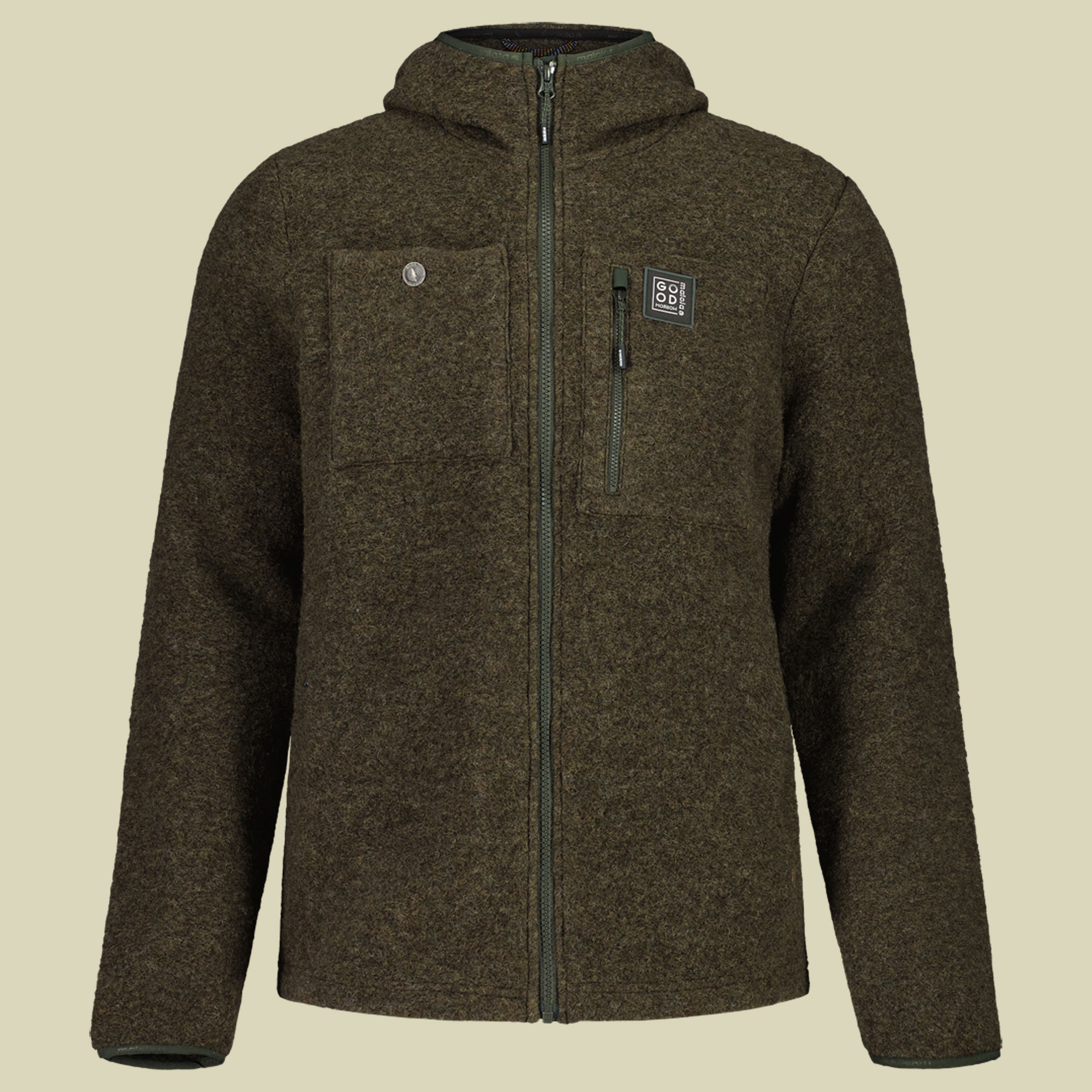 KurtatschM. Alp Wool Jacket Men M grün - Farbe deep forest