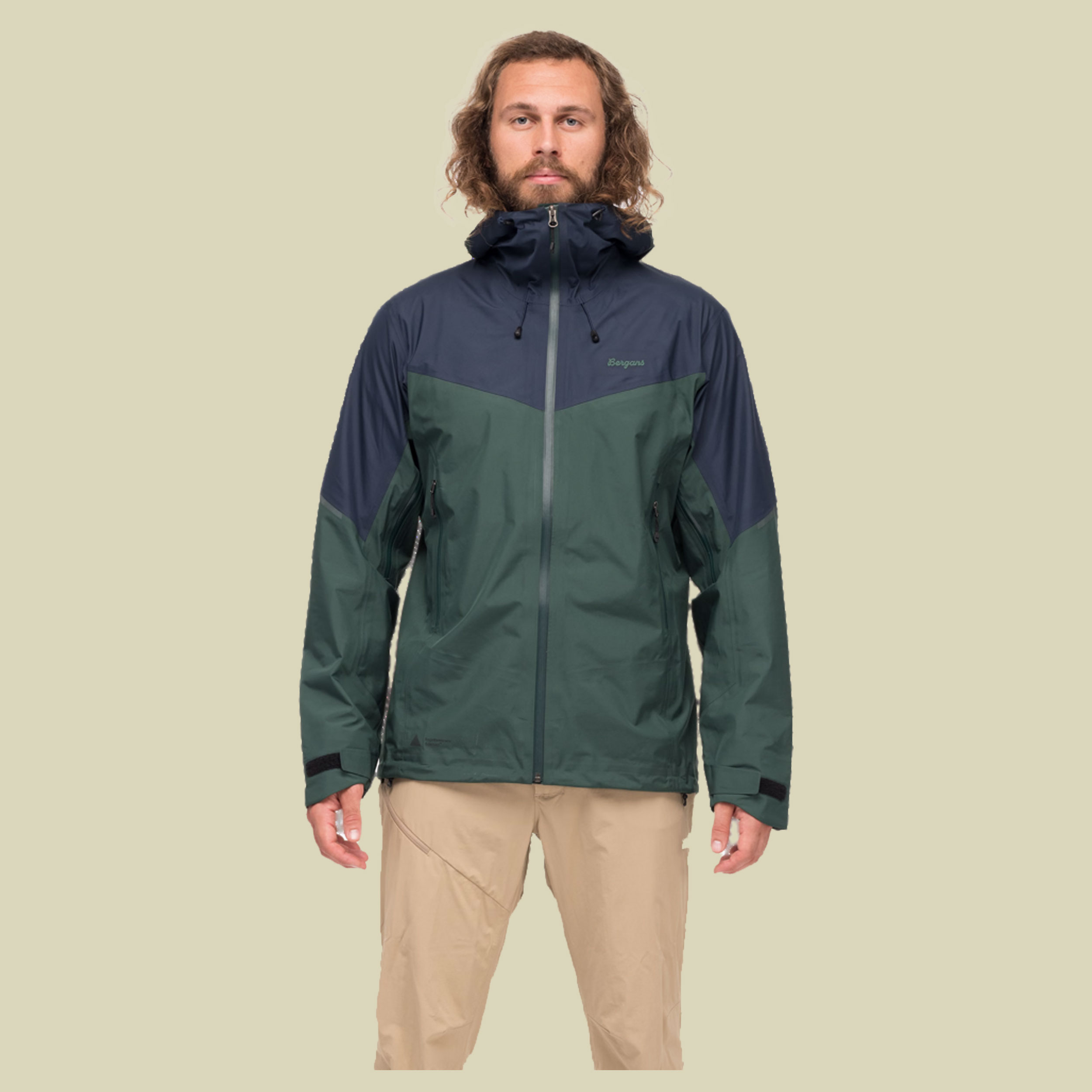 Rabot Light 3L Shell Jacket Men Größe XL Farbe duke green/navy blue