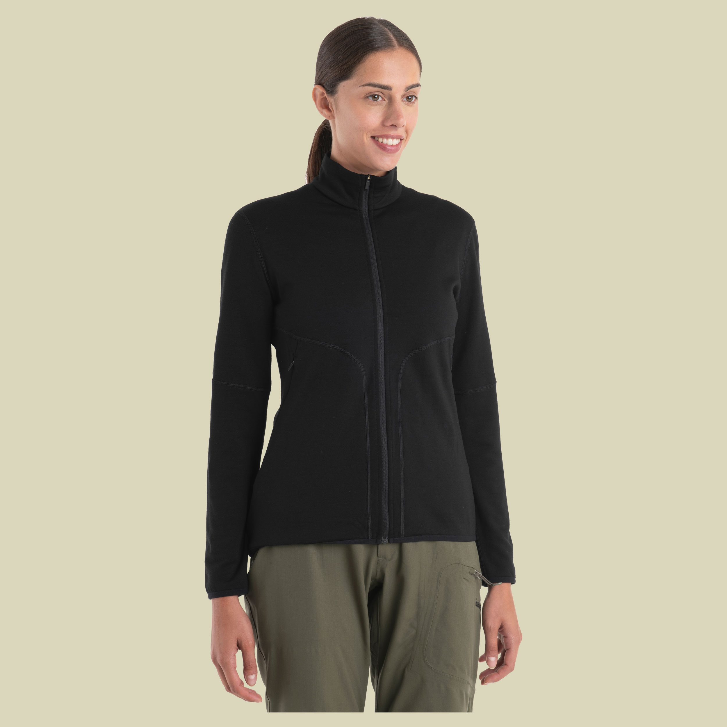 Merino 560 Realfleece Elemental II LS Zip Women Größe M  Farbe black