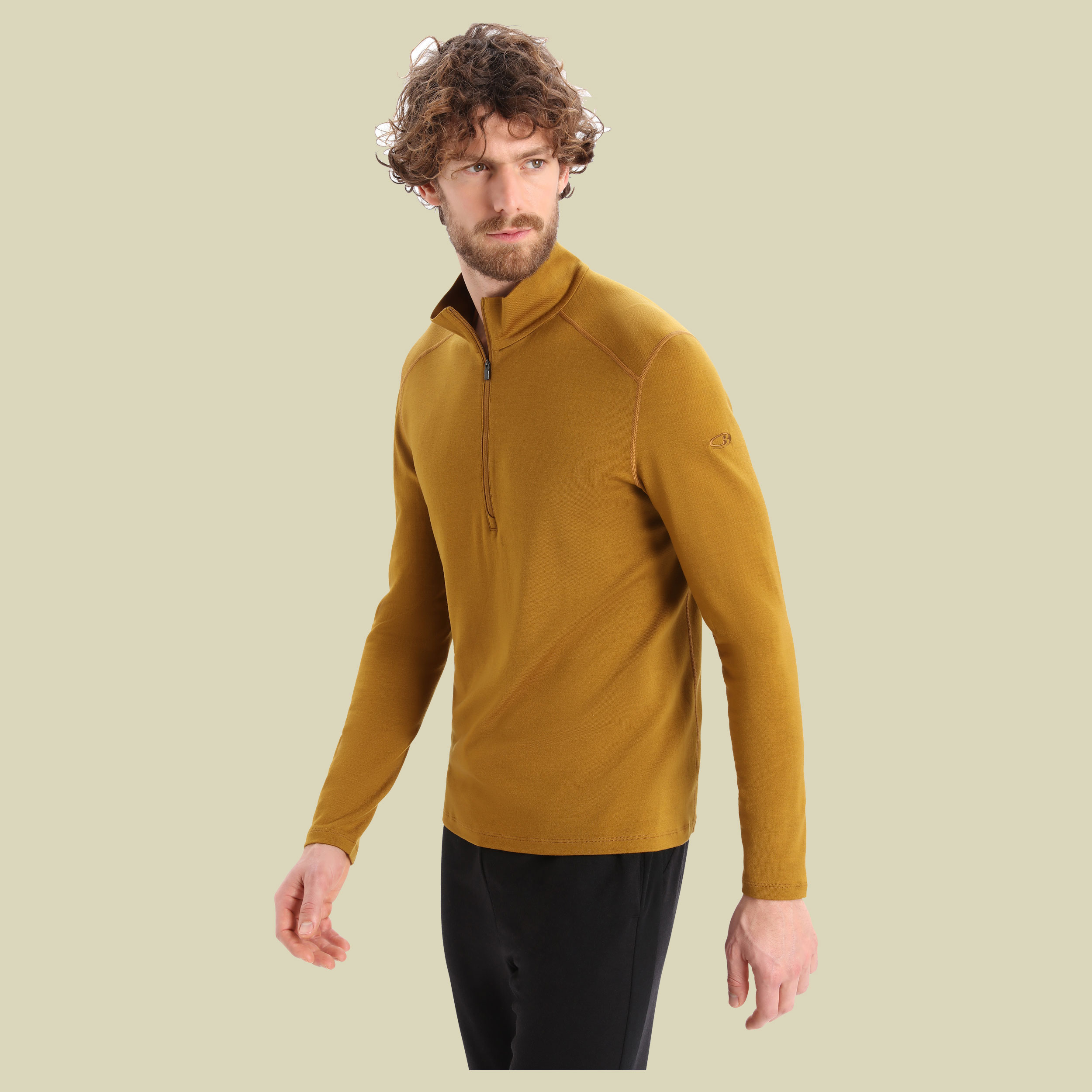 Tech LS Half Zip 260 Men  Größe XXL Farbe clove