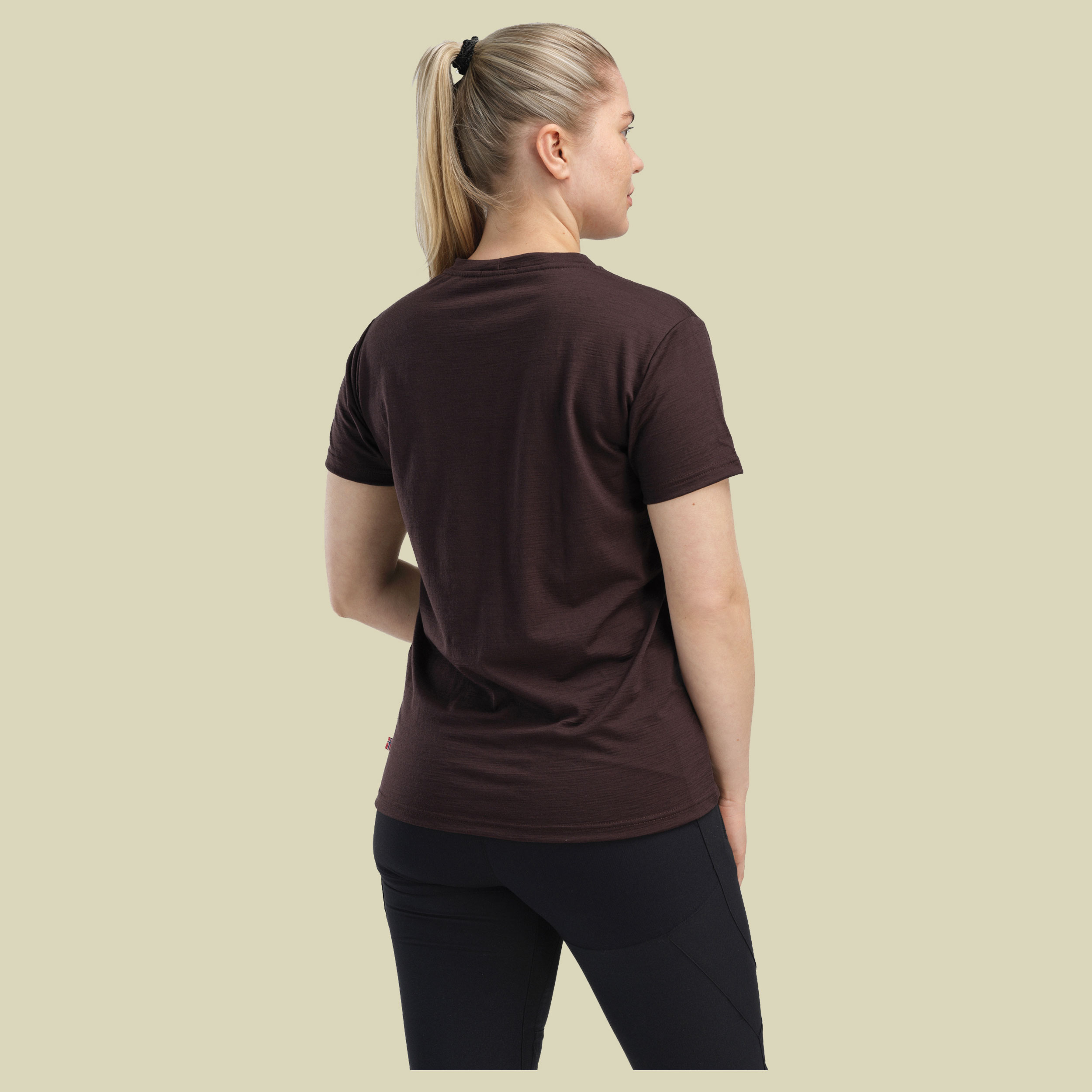 LightWool 180 Classic Tee Women L lila - chocolate plum