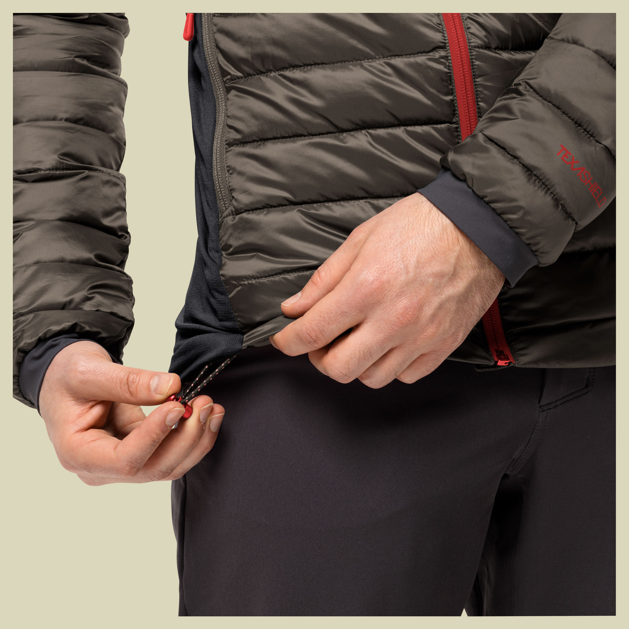 Routeburn Pro Ins Jacket Men Größe L  Farbe cold coffee