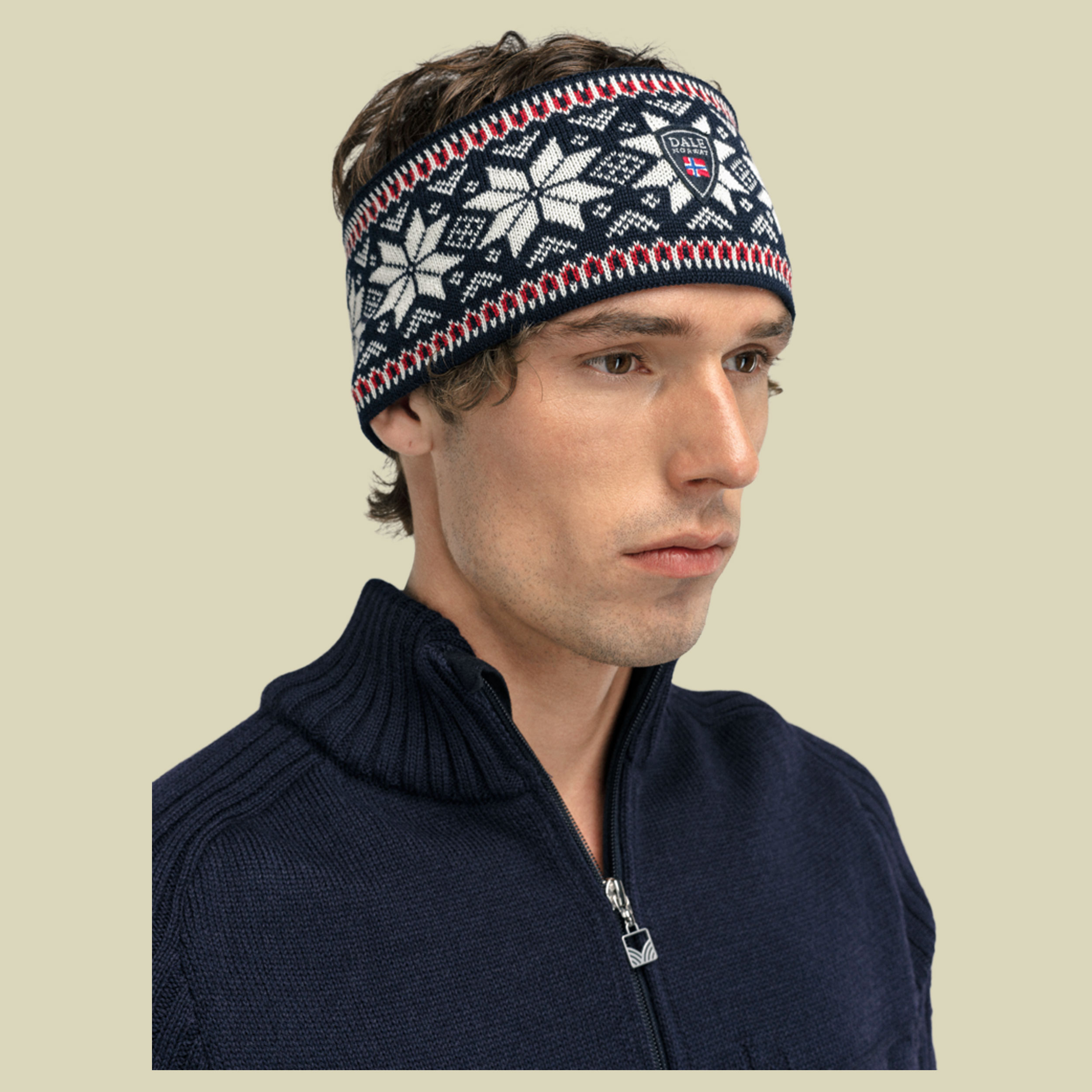 Garmisch Headband one size blau - Farbe navy offwhite rasperry