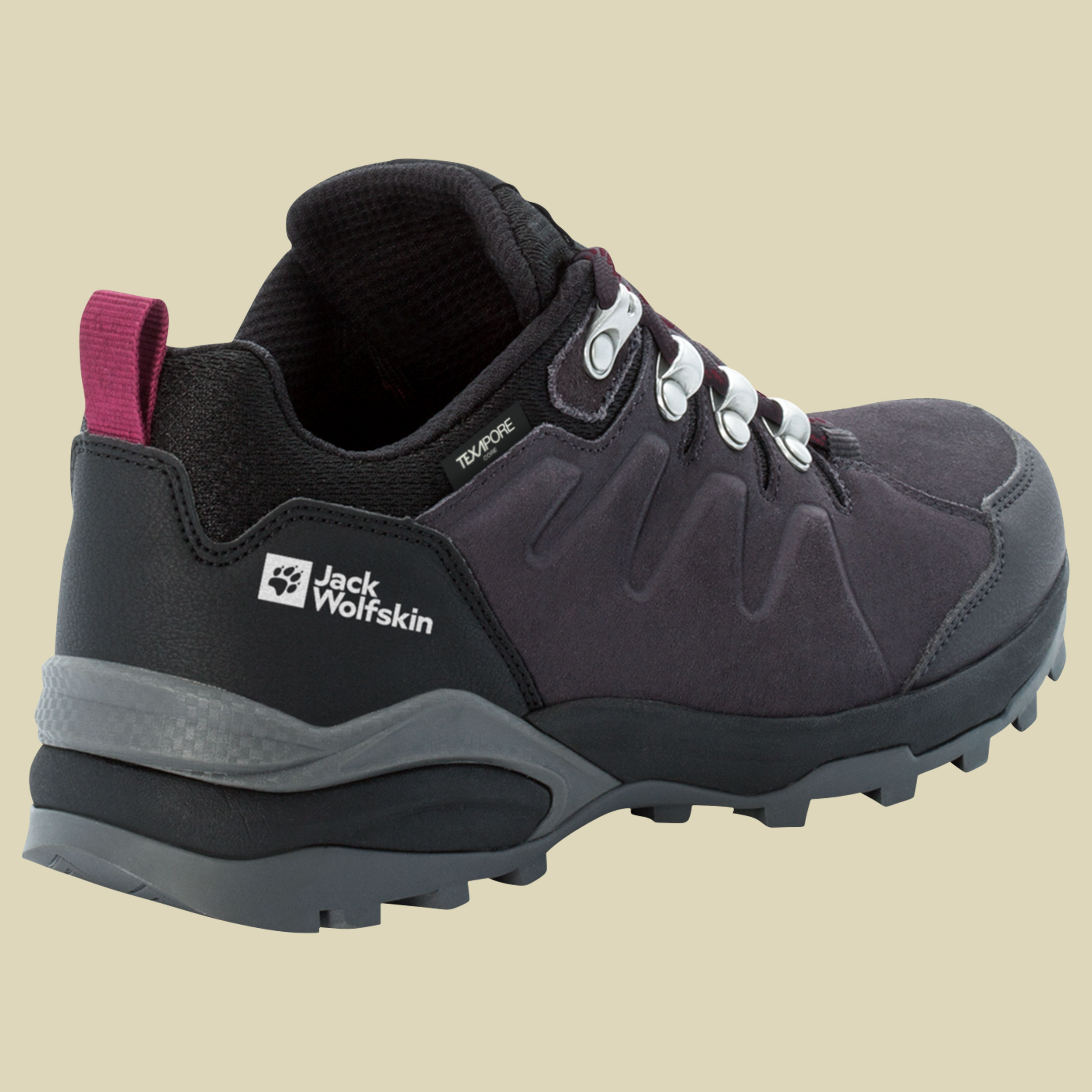 Refugio Texapore Low Women Größe 40 Farbe dark steel/purple