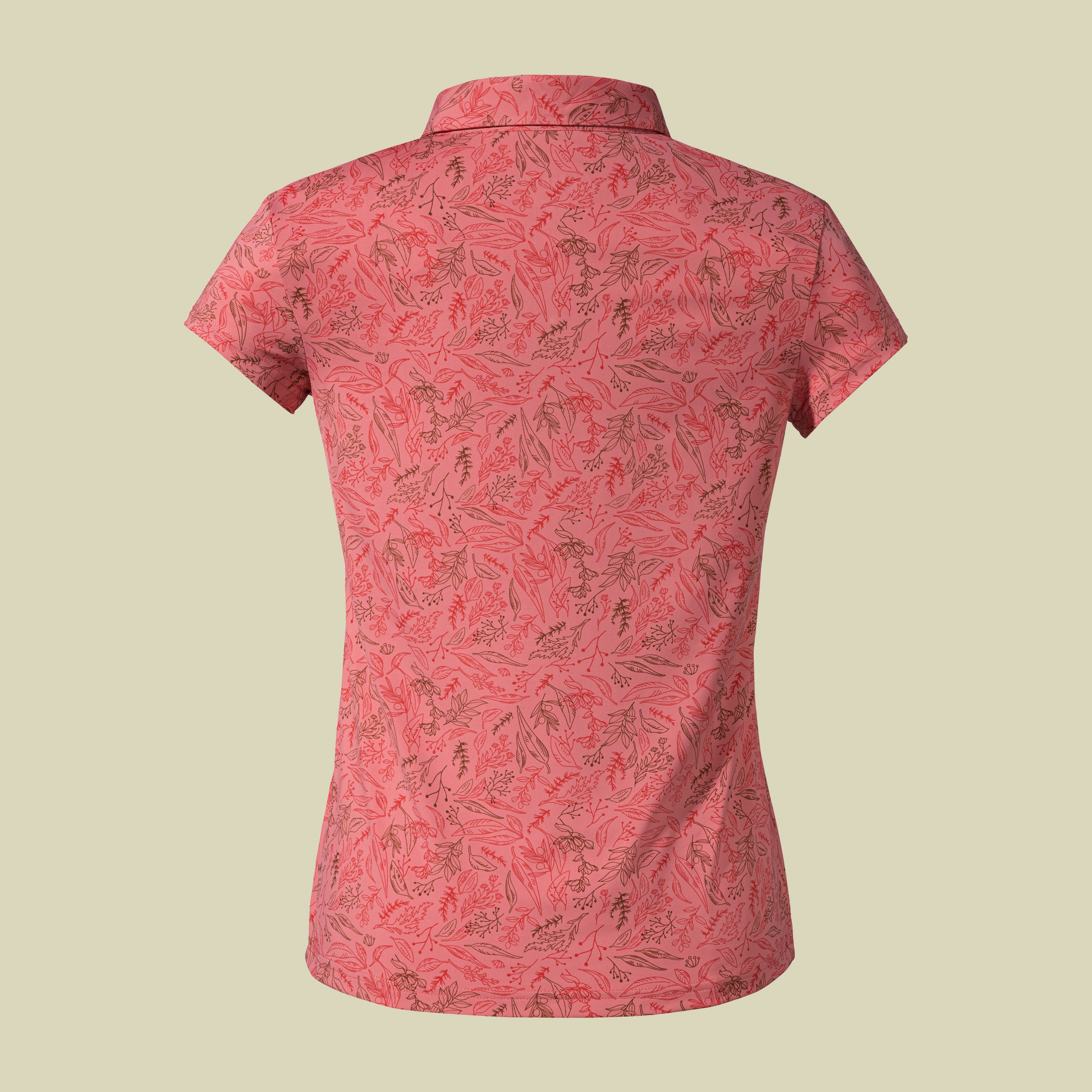 Polo Shirt Sternplatte L Women 38 rot - clasping rose